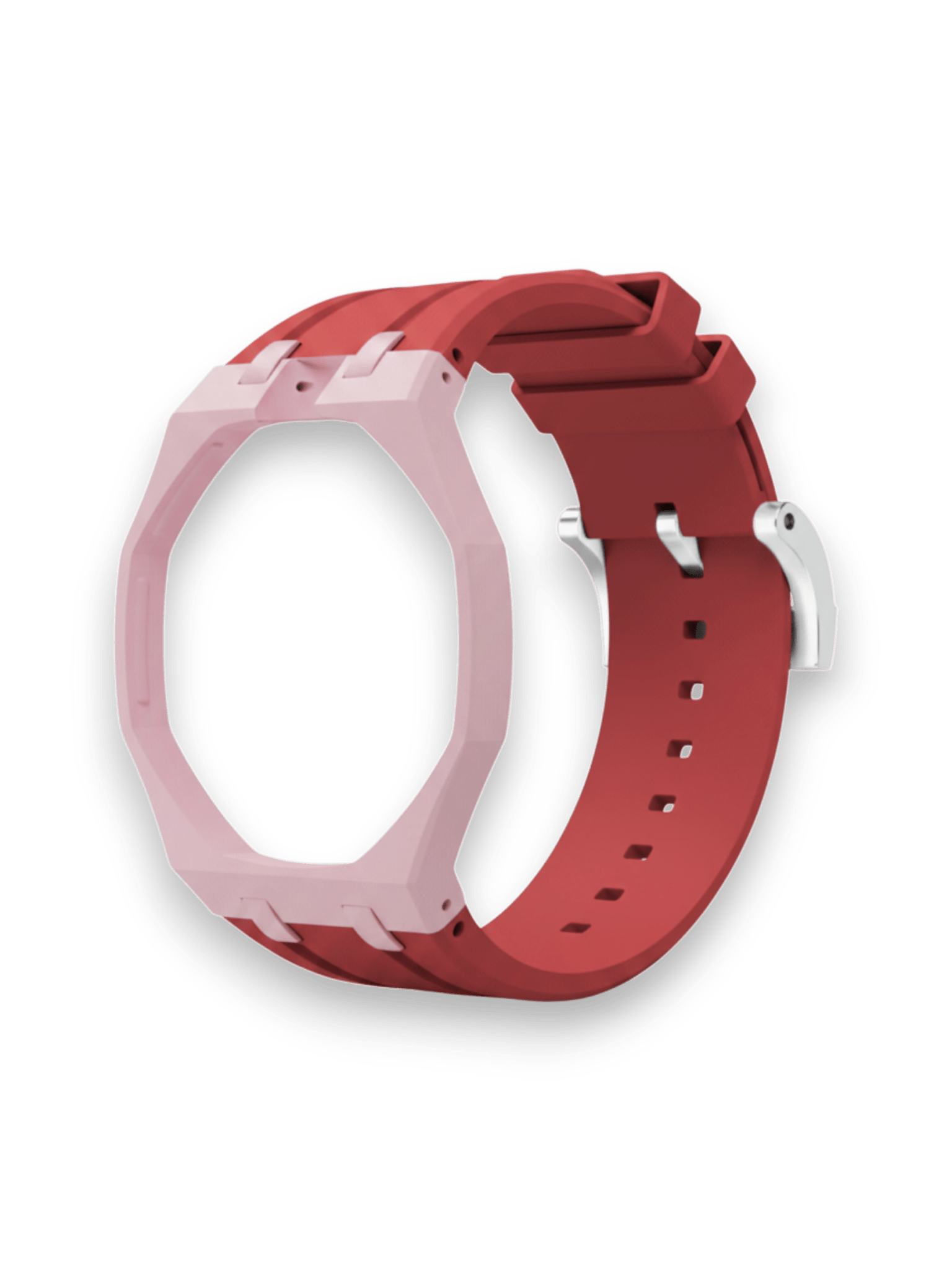Ap Swatch Royal Pop Bioceramic And Silicone Strap Pink/Red