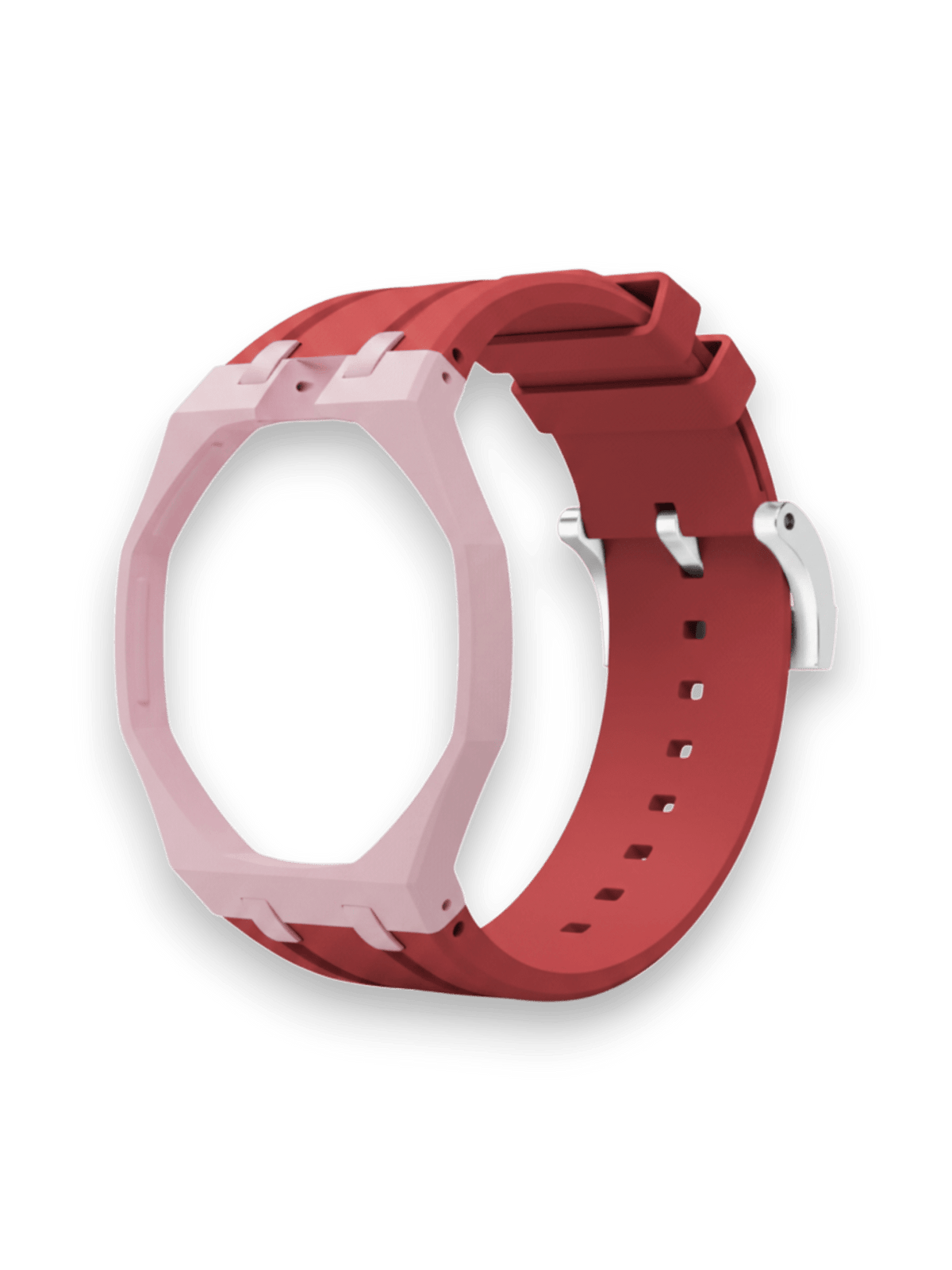 Ap Swatch Royal Pop Bioceramic And Silicone Strap Pink/Red