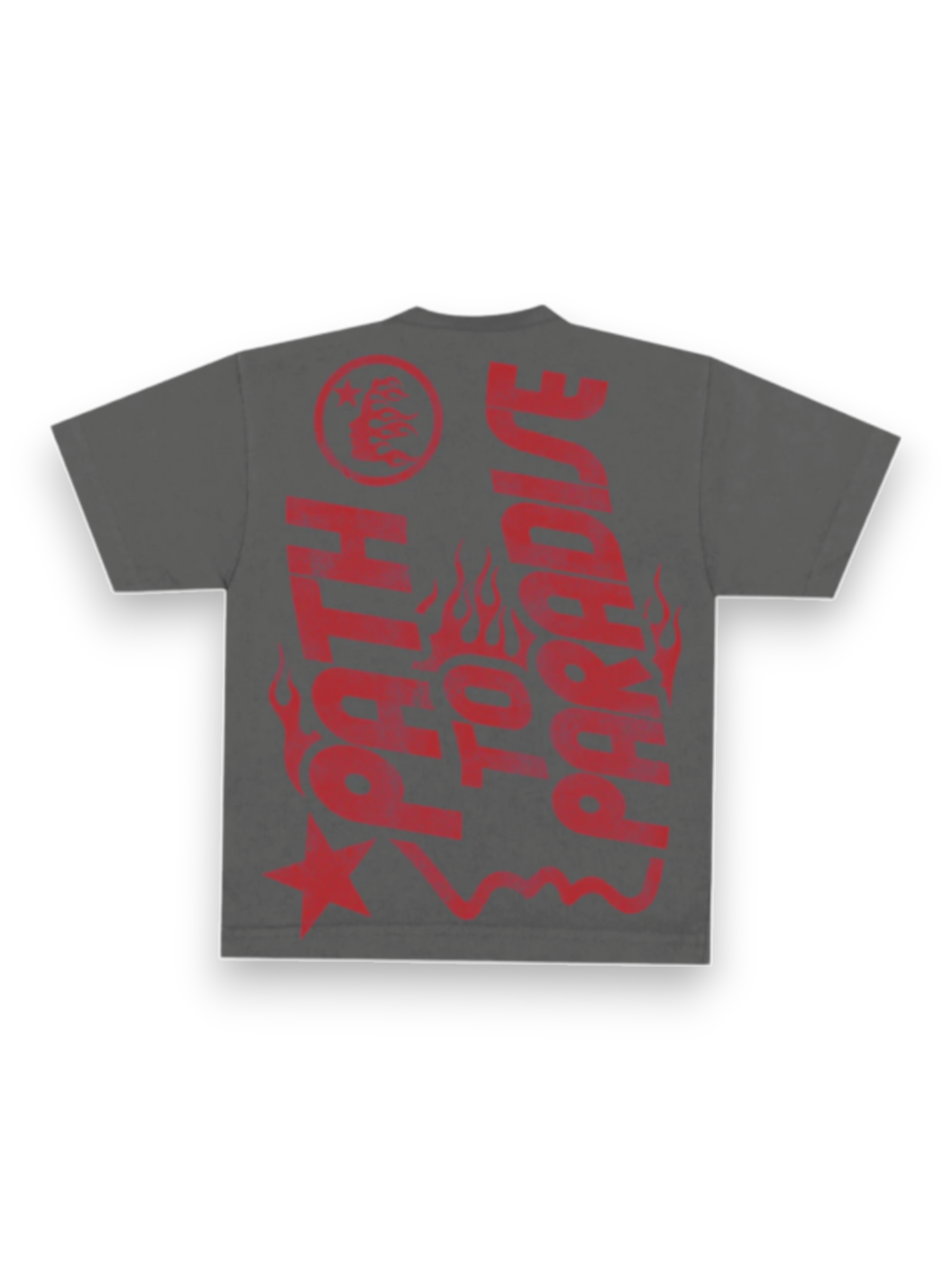 Hellstar Jesus-Emblem Shirt Grey