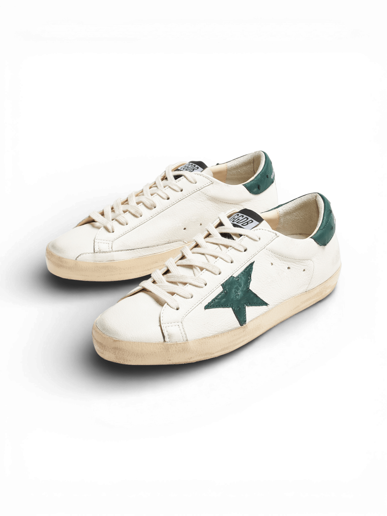 Golden Goose Super-Star White/Green