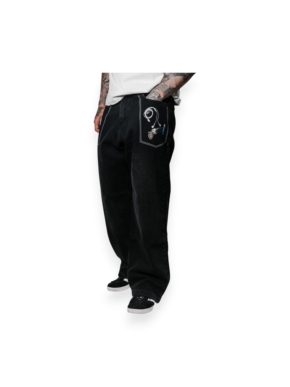 Alessio Giffi Jeans bootcut - X Ray Black