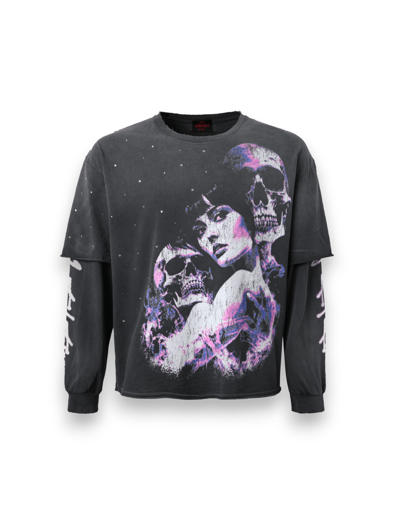 Lost Intricacy Forbidden Love Longsleeve, Black