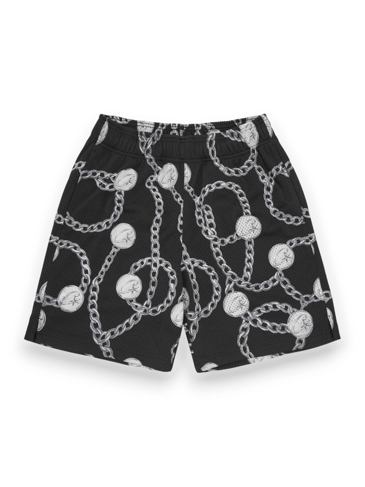 CORTEIZ CHAINS MESH SHORTS BLACK