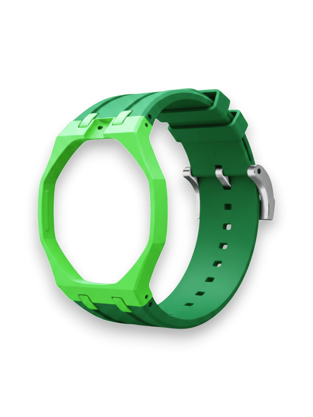 Ap Swatch Royal Pop Bioceramic And Silicone Strap Green/Dark Green