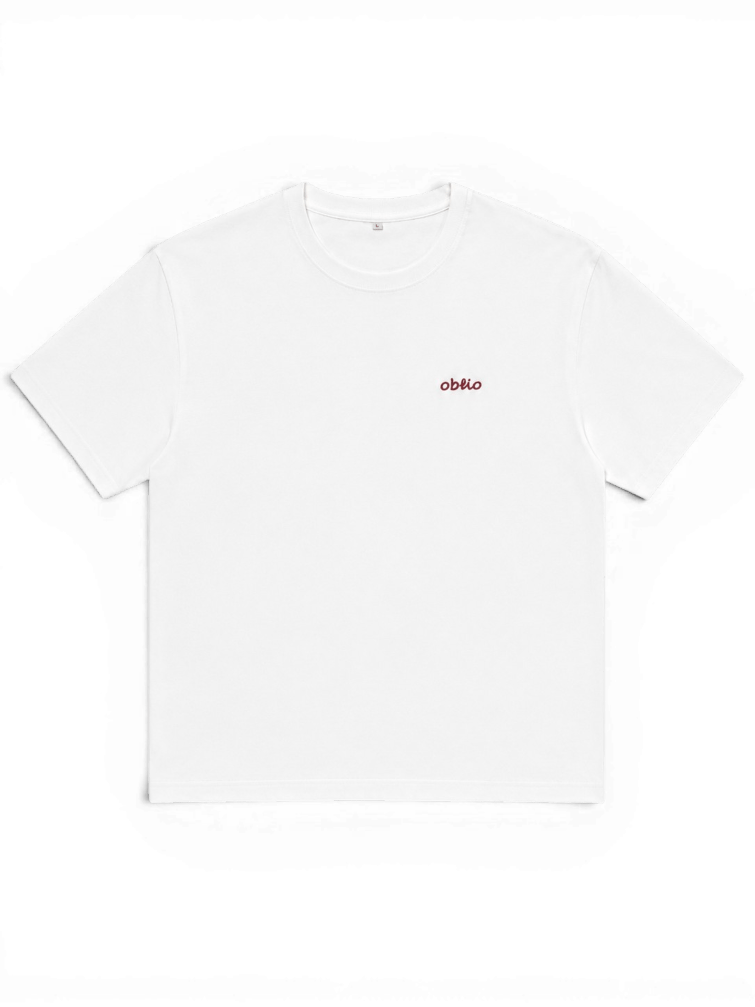 Oblio T-shirt The FDM Club White/Red