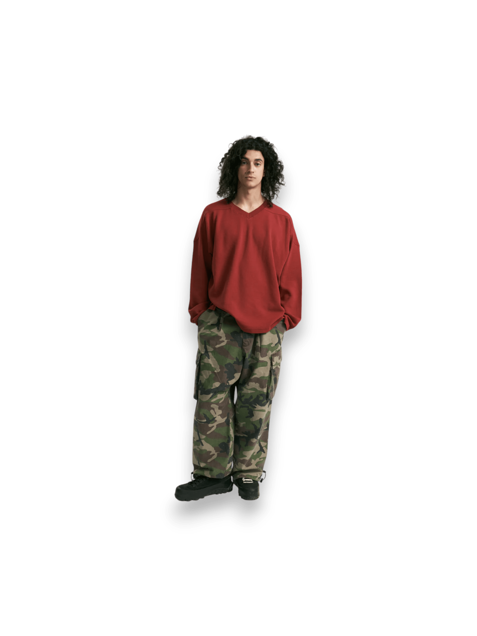 STAY HUMAN ON EARTH RIPSTOP SUPEROVER CARGO TROUSERS