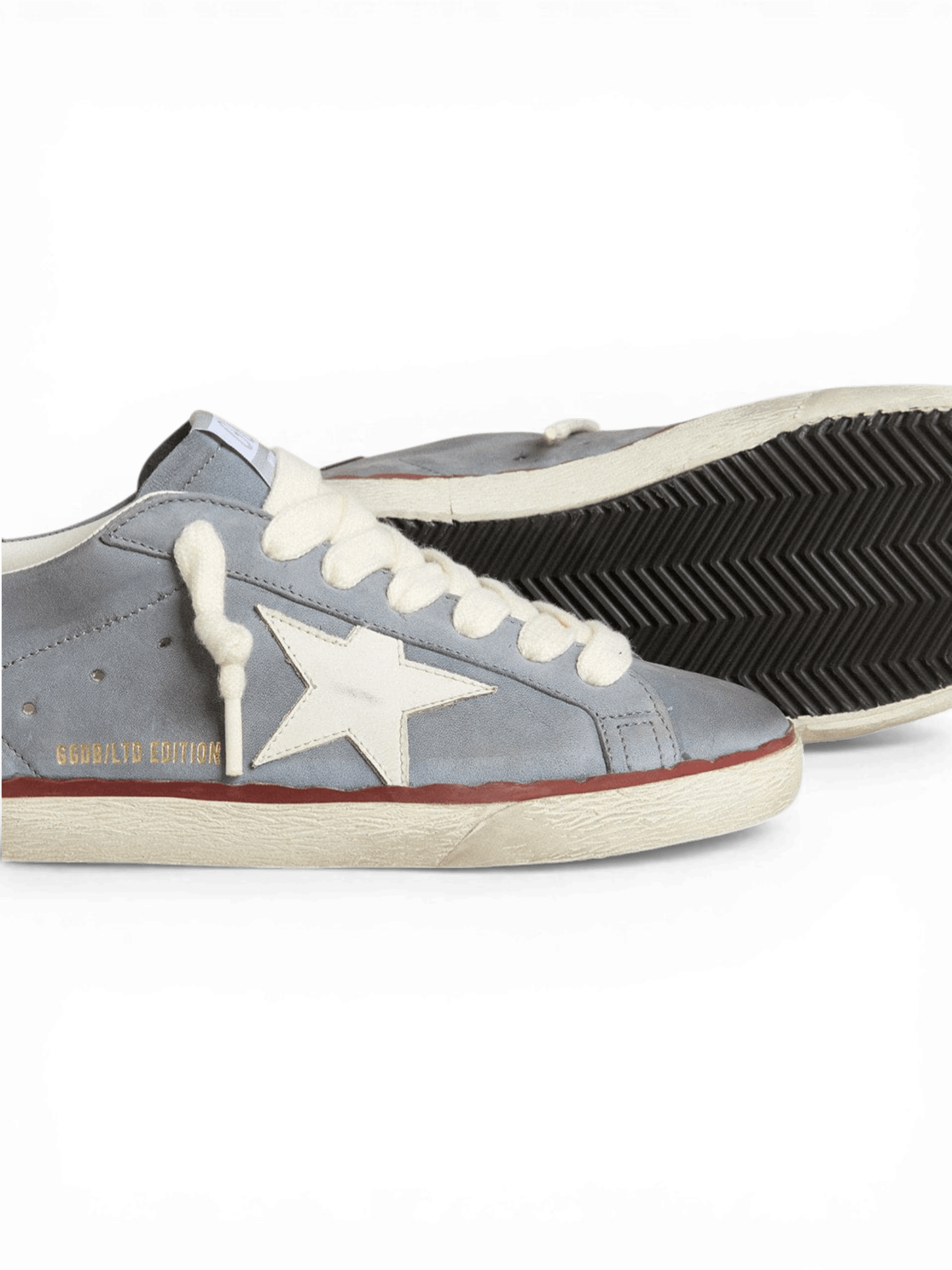 Golden Goose Super-Star Nabuk Blue Denim