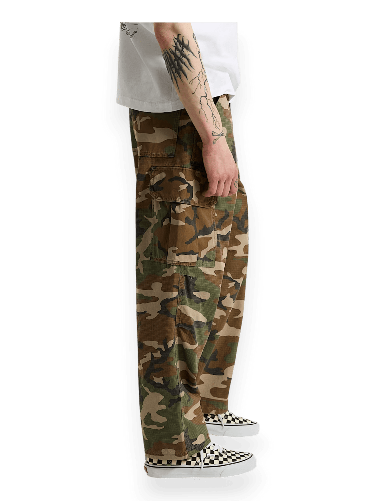Vans Para Baggy AOP Cargo Pant Aluminum Camo