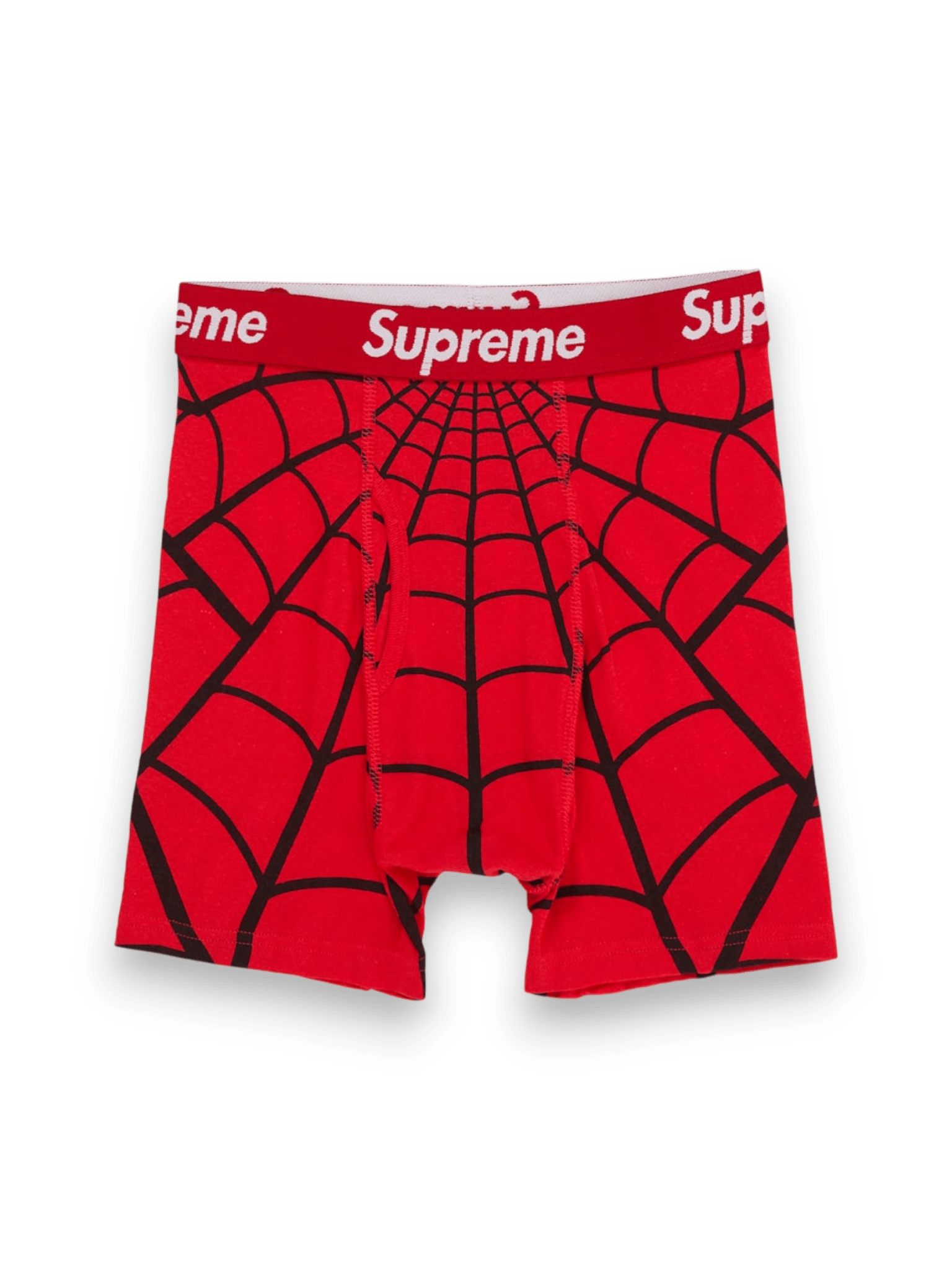 Supreme Hanes Spider-Man Boxer Briefs (2 Pack) Red