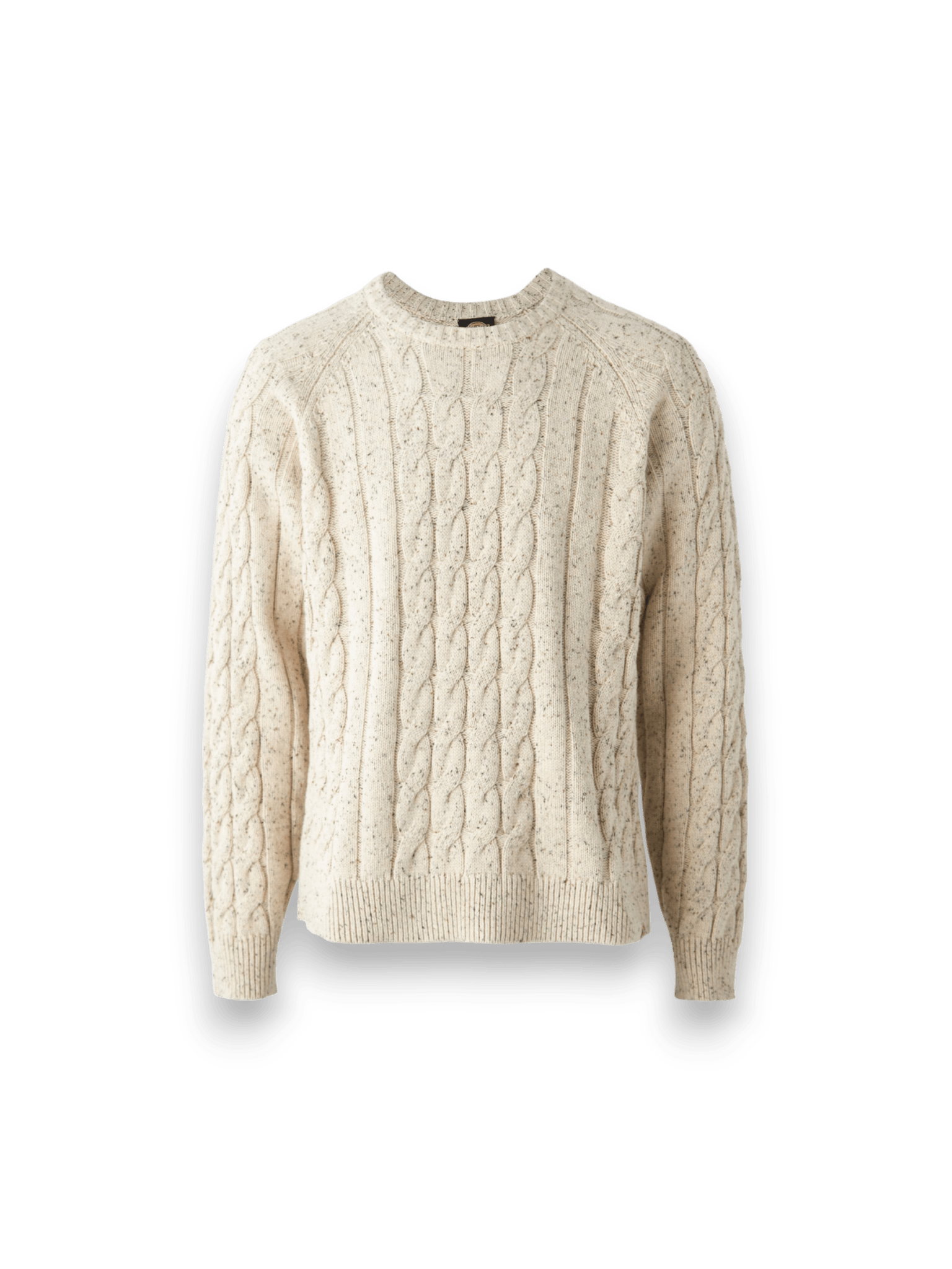 DICKIES VANLEER CABLE SWEATER WOOD ASH