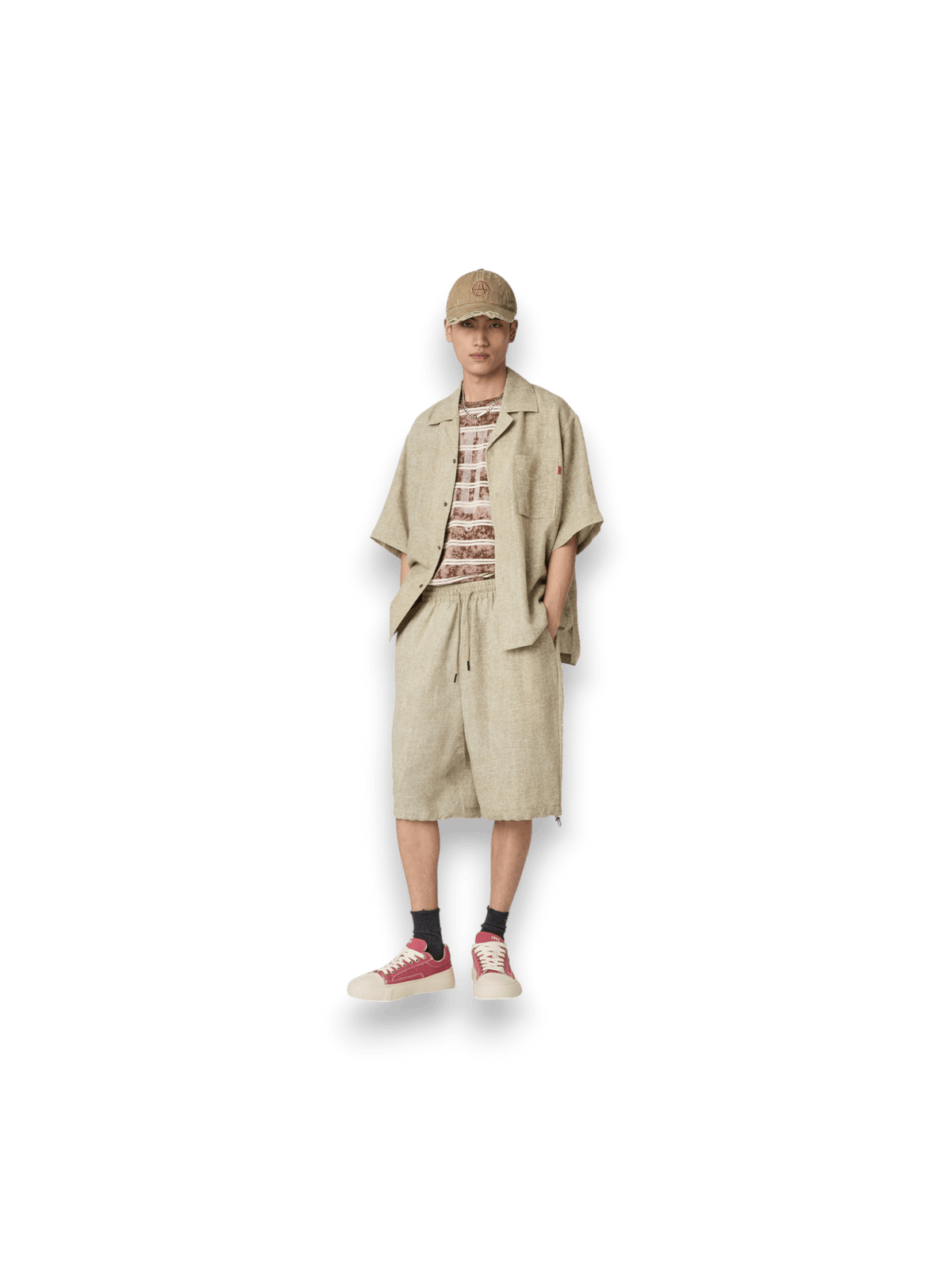 Acupuncture CRACKED SHORTS MARBLE SAND