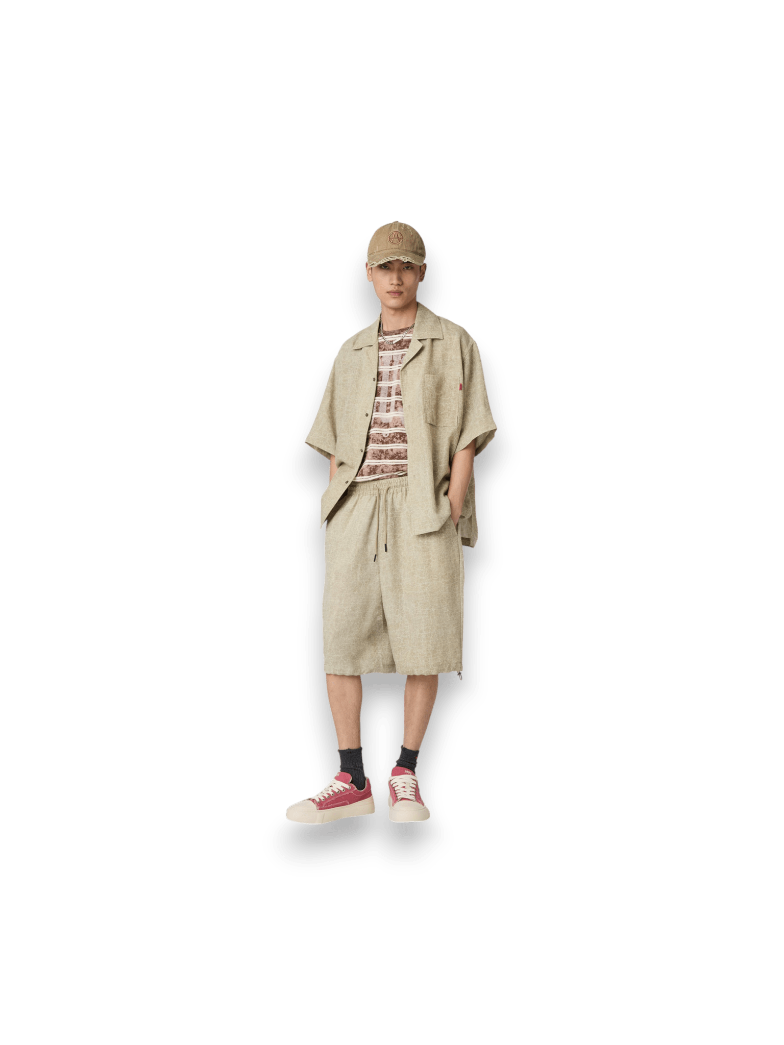 Acupuncture CRACKED SHORTS MARBLE SAND