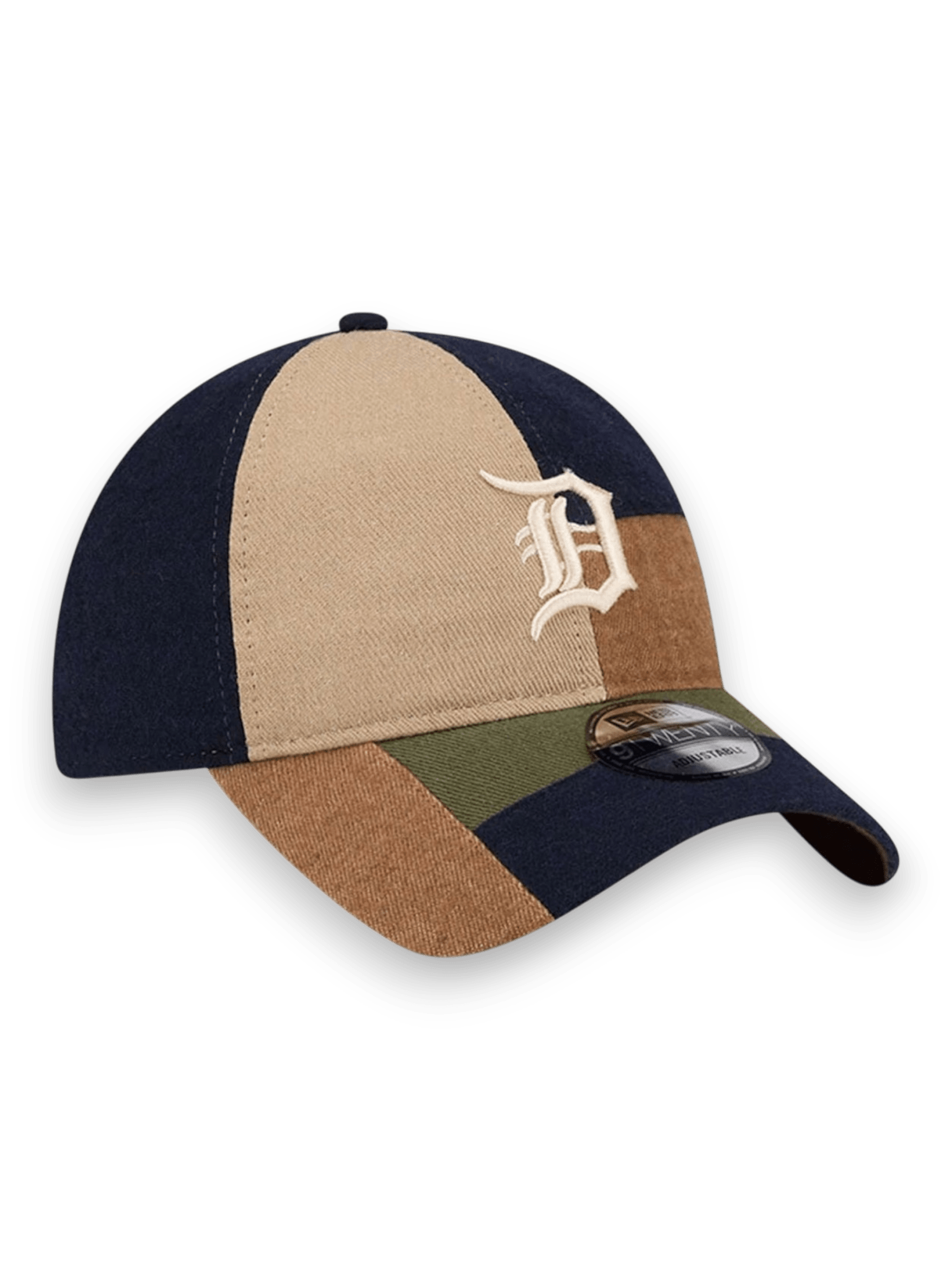 New Era 9TWENTY Detroit Tigers MLB Patchwork Marrone