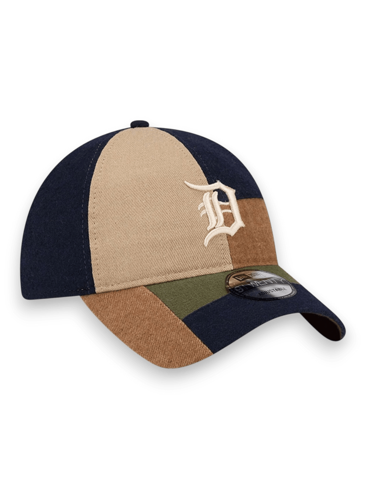 New Era 9TWENTY Detroit Tigers MLB Patchwork Marrone