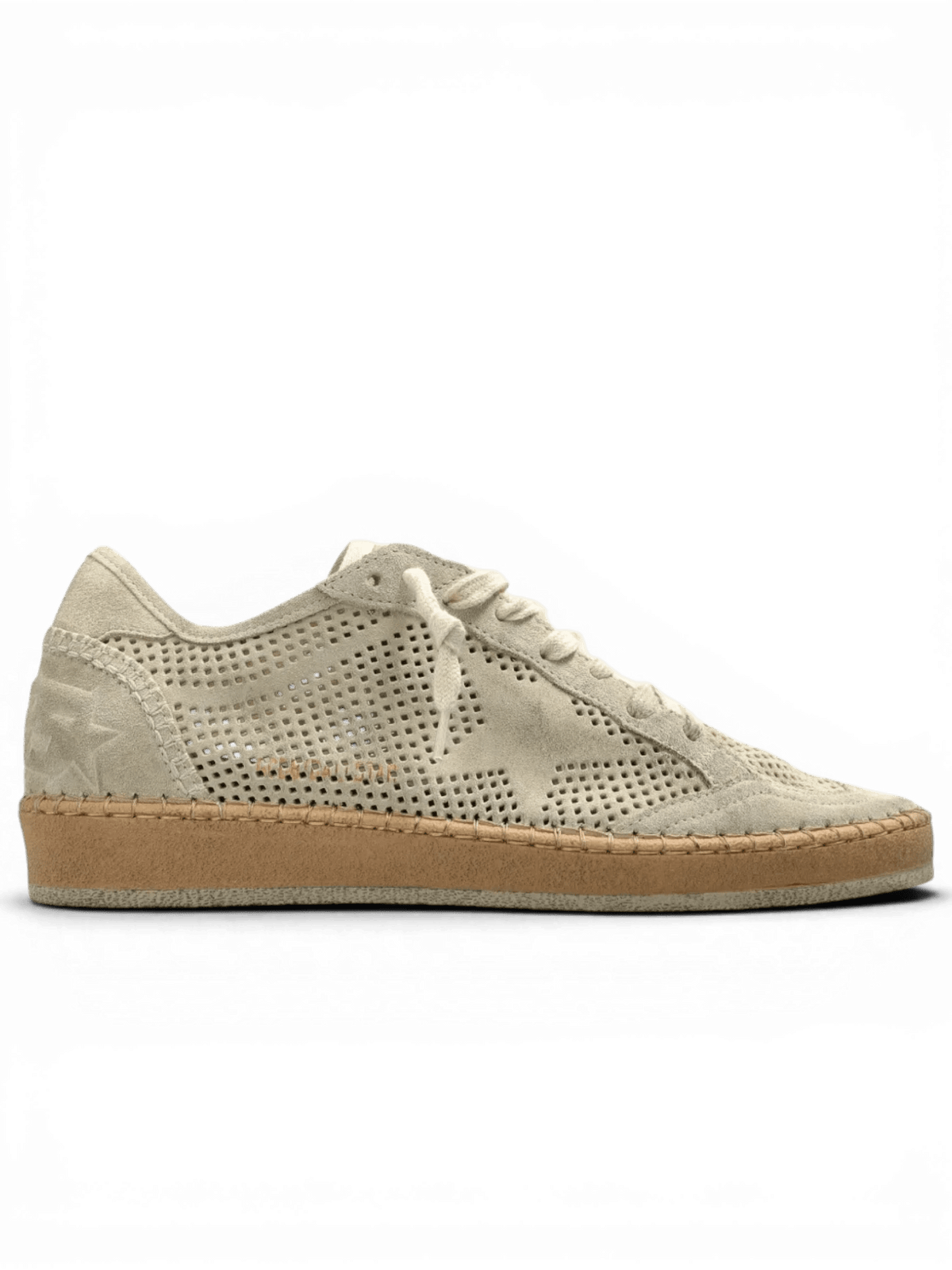 Golden Goose Ball Star Sneakers traforate Beige