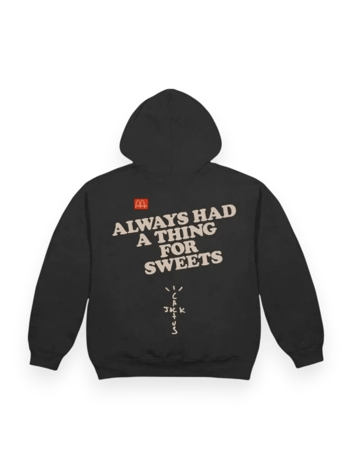 Travis Scott x McDonald's Apple Pie Hoodie "Washed Black"
