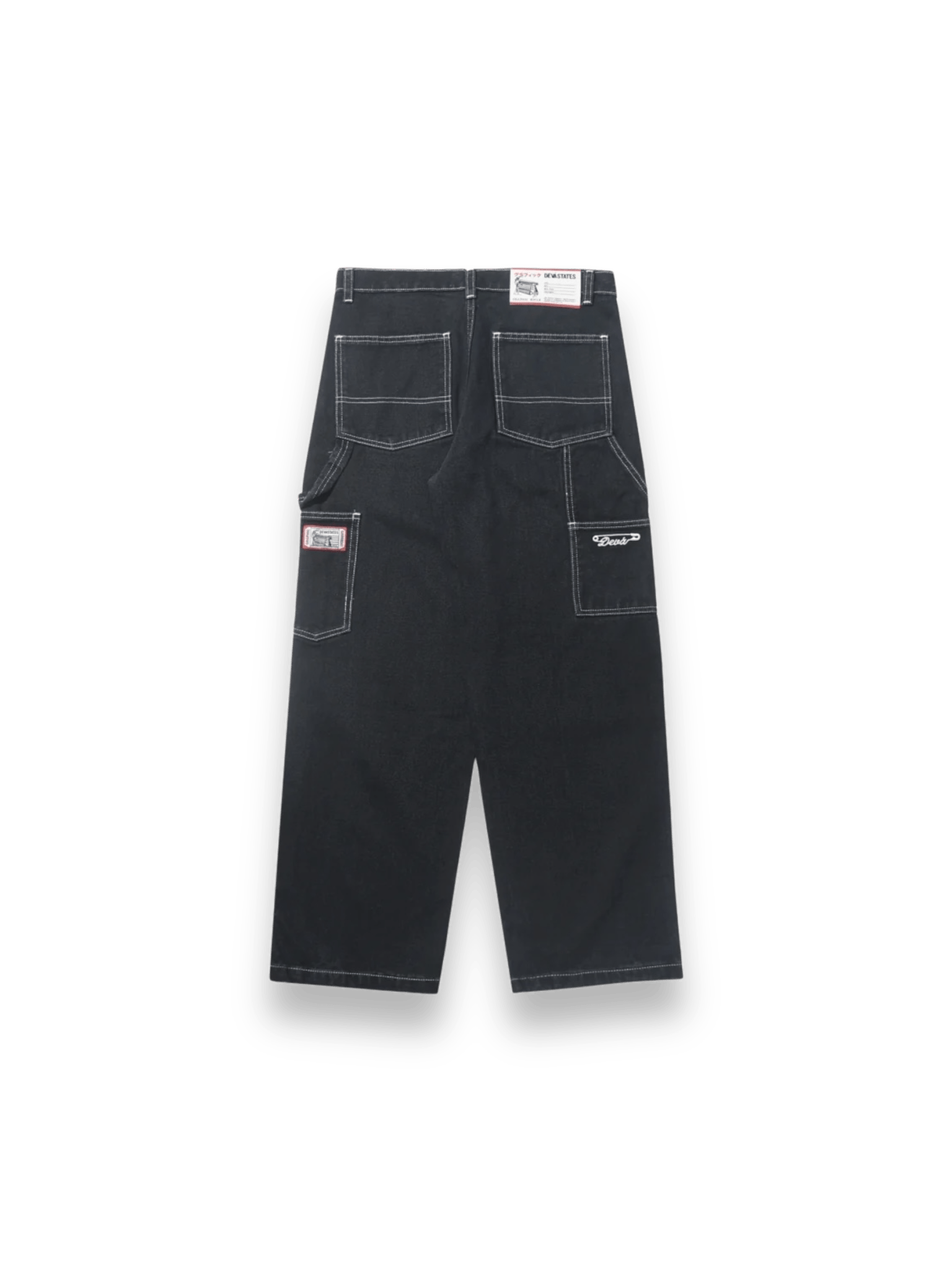 DEVÁ STATES Carpenter Pants PINS Black