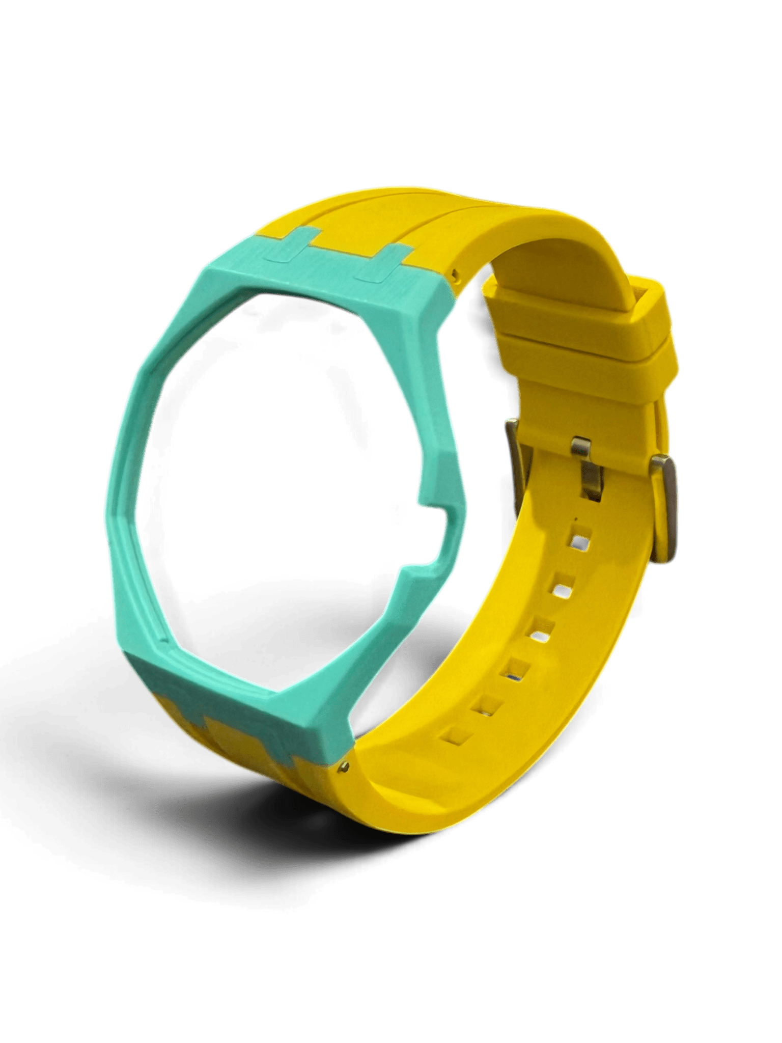 Ap Swatch Royal Pop Bioceramic And Silicone Strap Yellow/turquoise