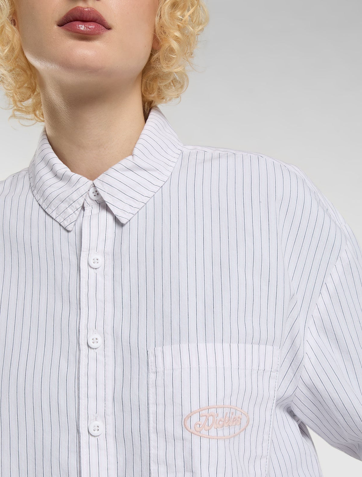 Dickies Shalimar Cropped Shirt White