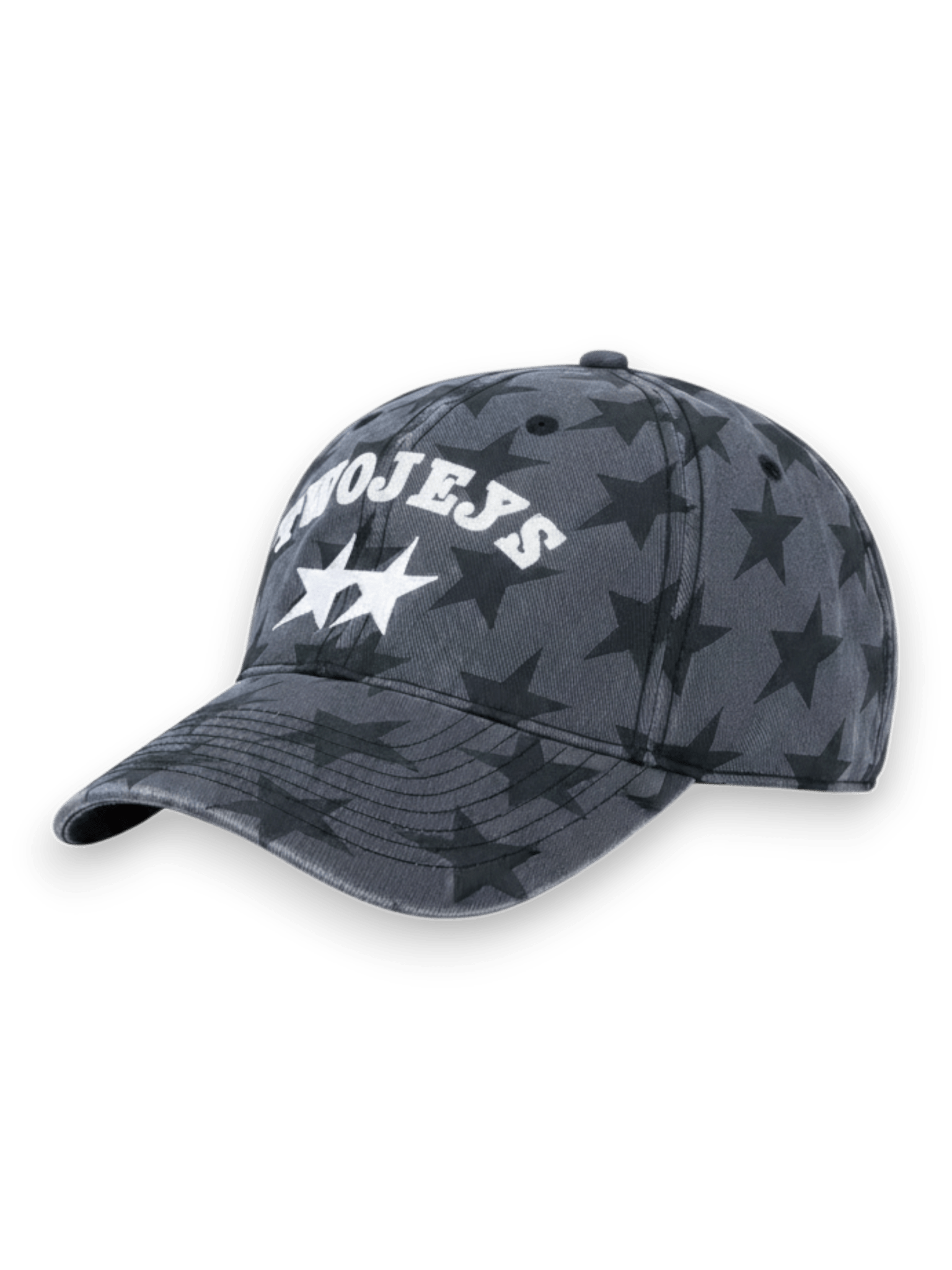Twojeys All-Over Black Dad Cap