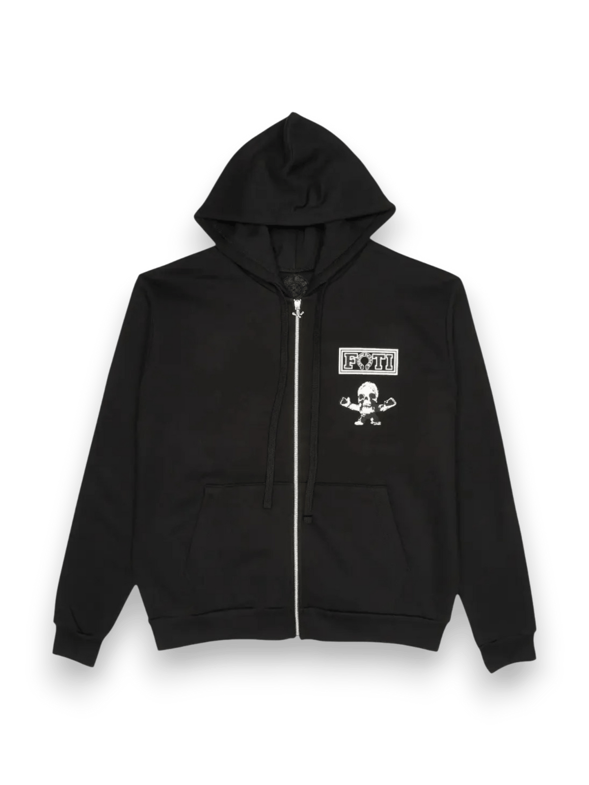 Chrome Hearts Foti Tic Tac Toe zip-up Hoodie