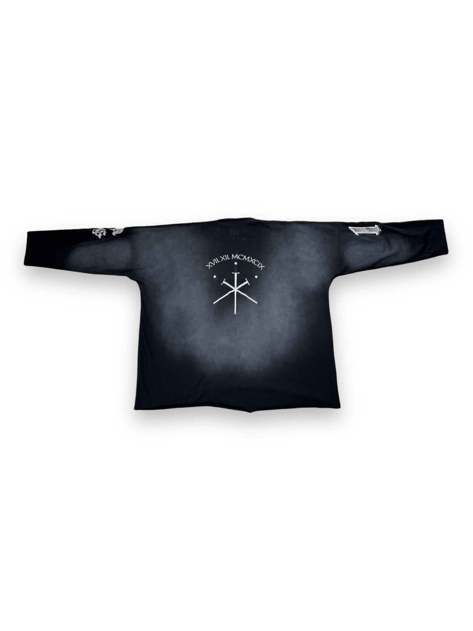 Alessio Giffi Swords long sleeve black - Sun Faded