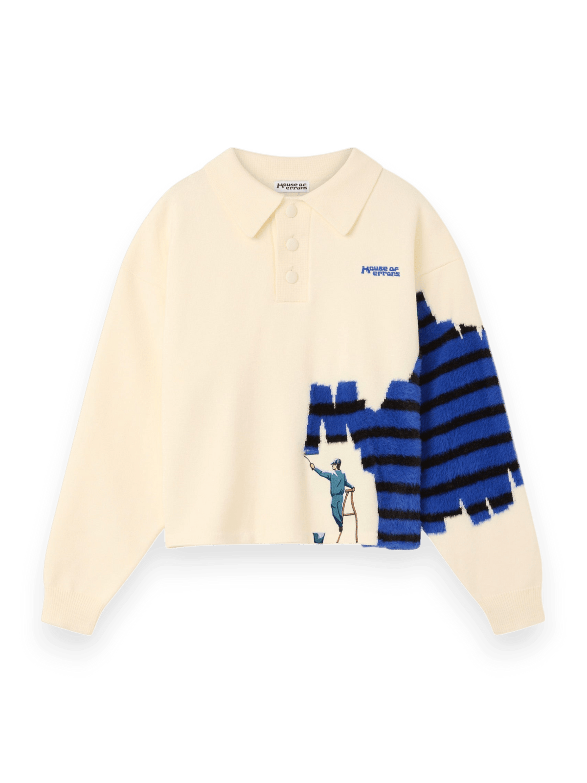 House Of Errors Knitted Wall Painter Rugby Cream
