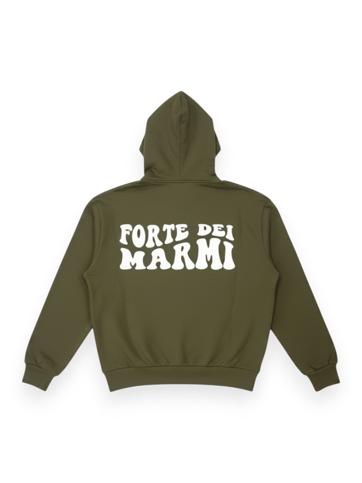 Oblio Forte dei Marmi Zip Hoodie Olive