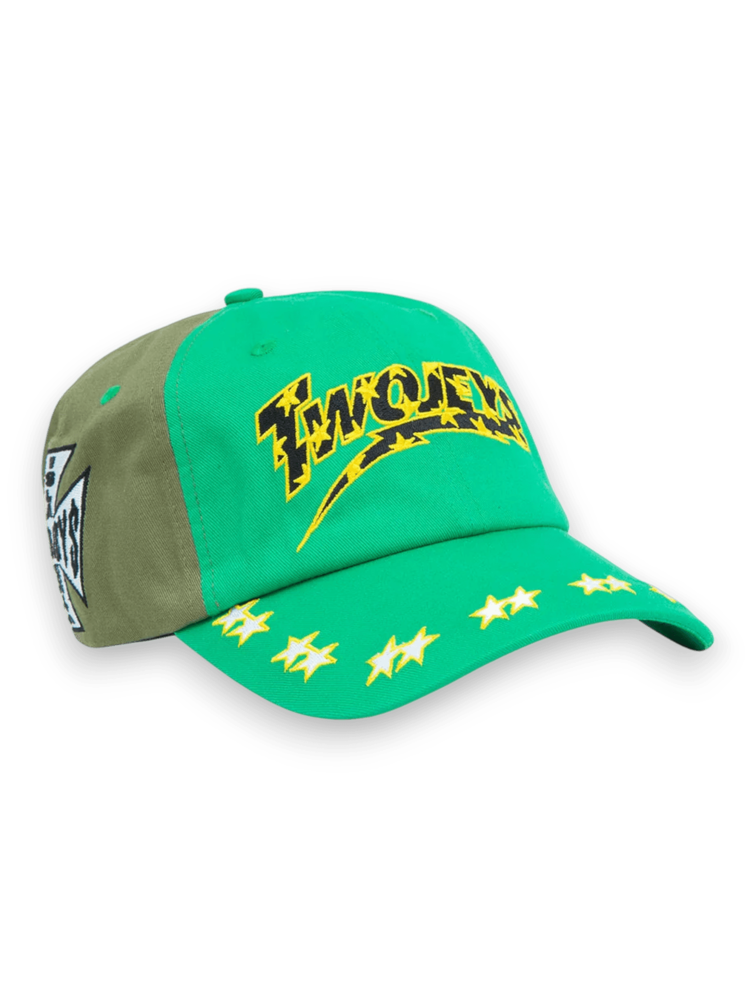 Twojeys Embroidered Green Dad Cap