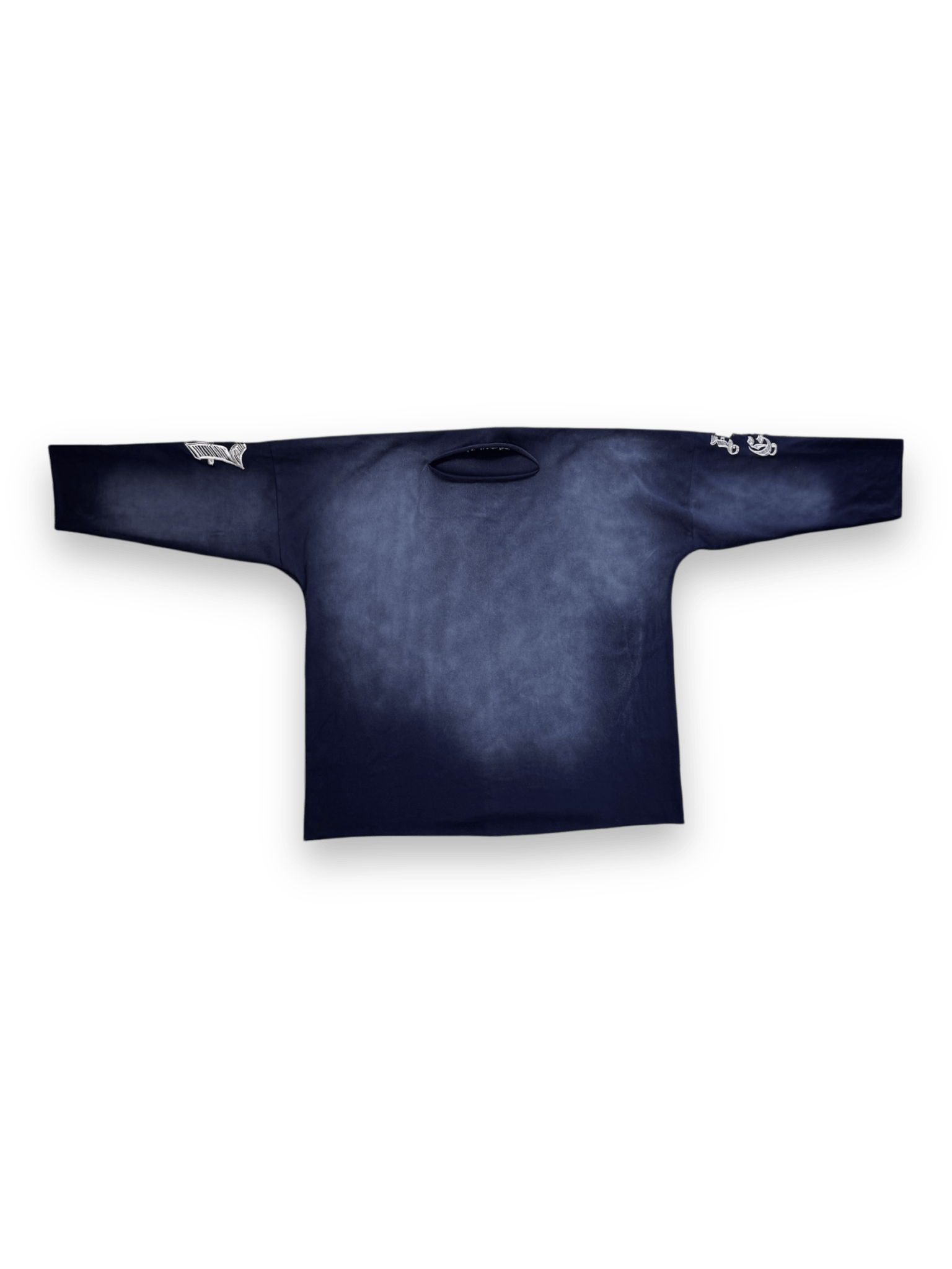 Alessio Giffi Swords long sleeve - blue Sun Faded