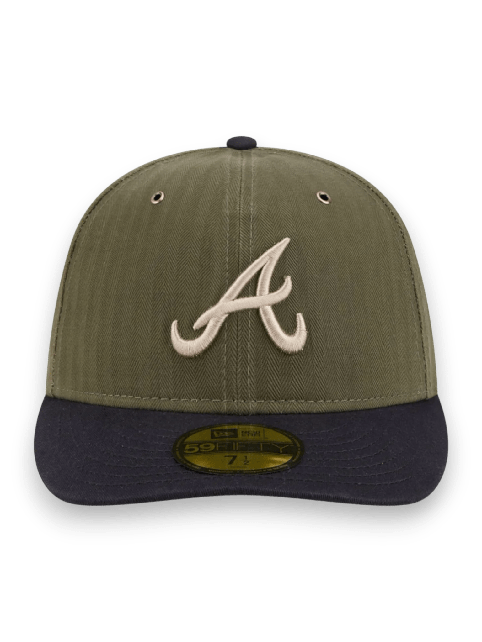 New Era Cap 59FIFTY Three Looms American Herringbone Atlanta Braves