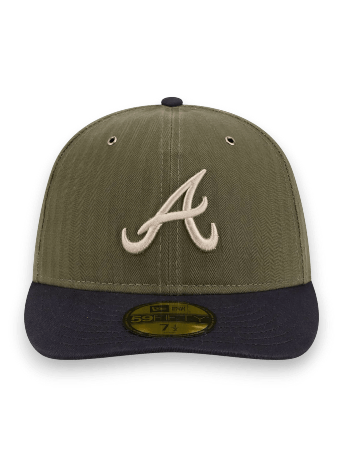 New Era Cap 59FIFTY Three Looms American Herringbone Atlanta Braves