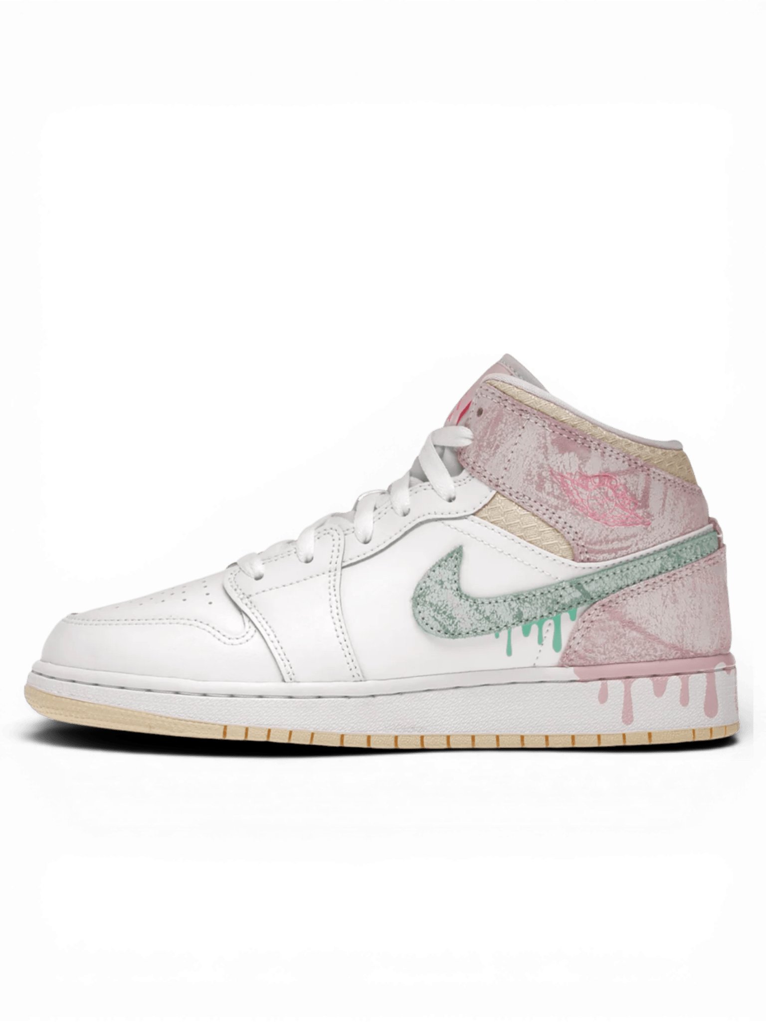 Jordan 1 Mid Paint Drip (GS)
