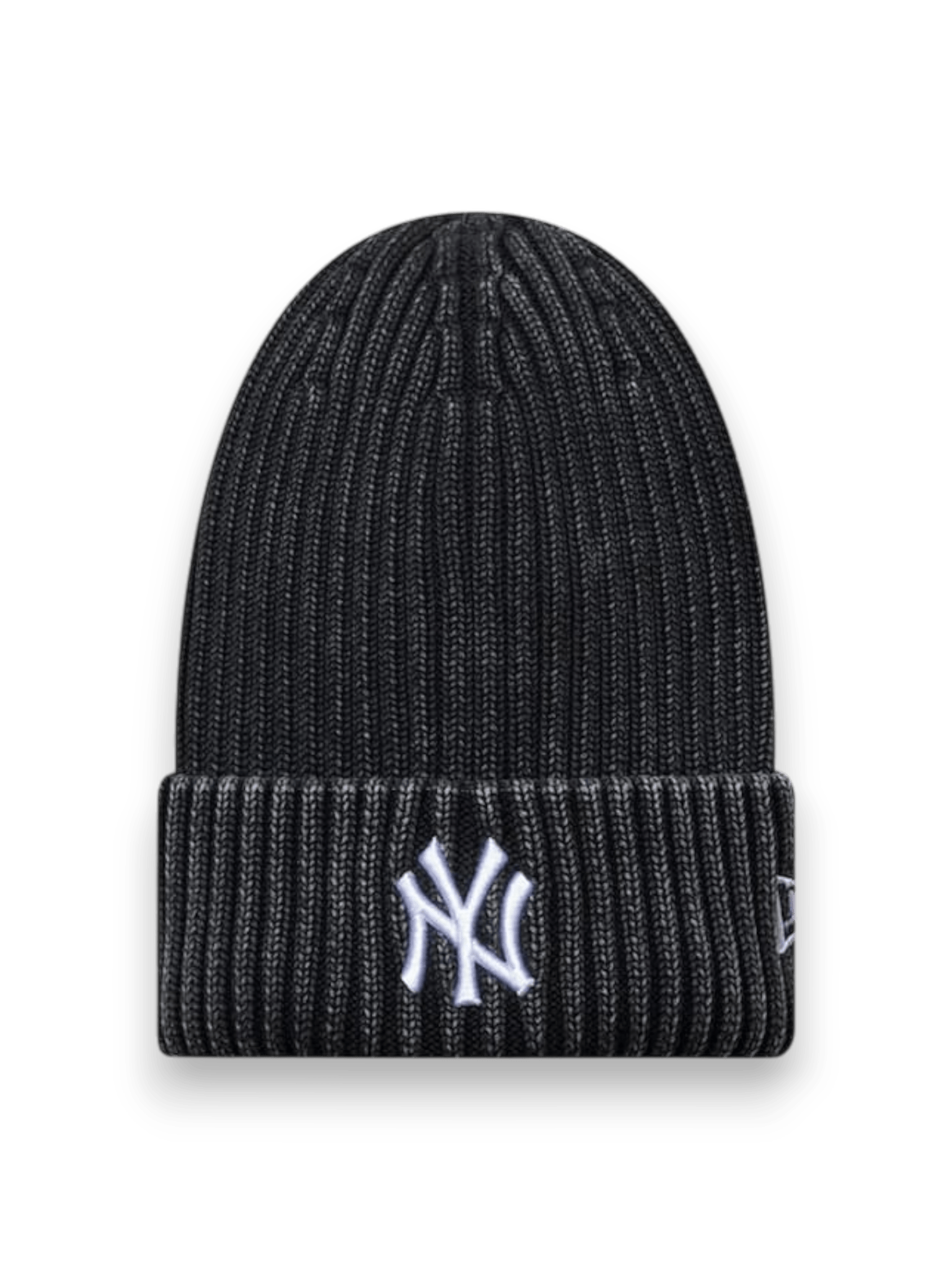 New Era Washed beanie ny black