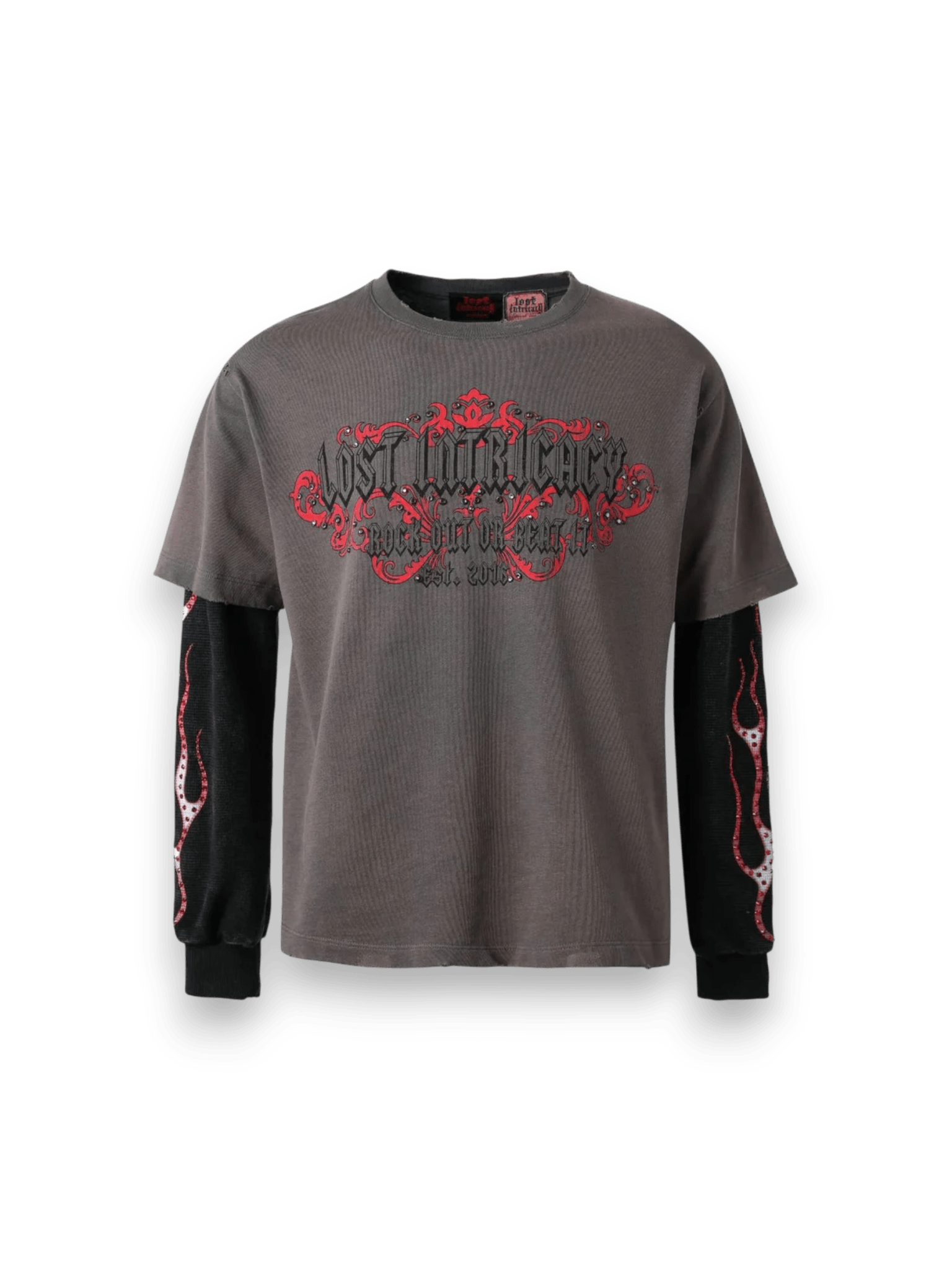 Lost Intricacy Lost Davidson Longsleeve Grey