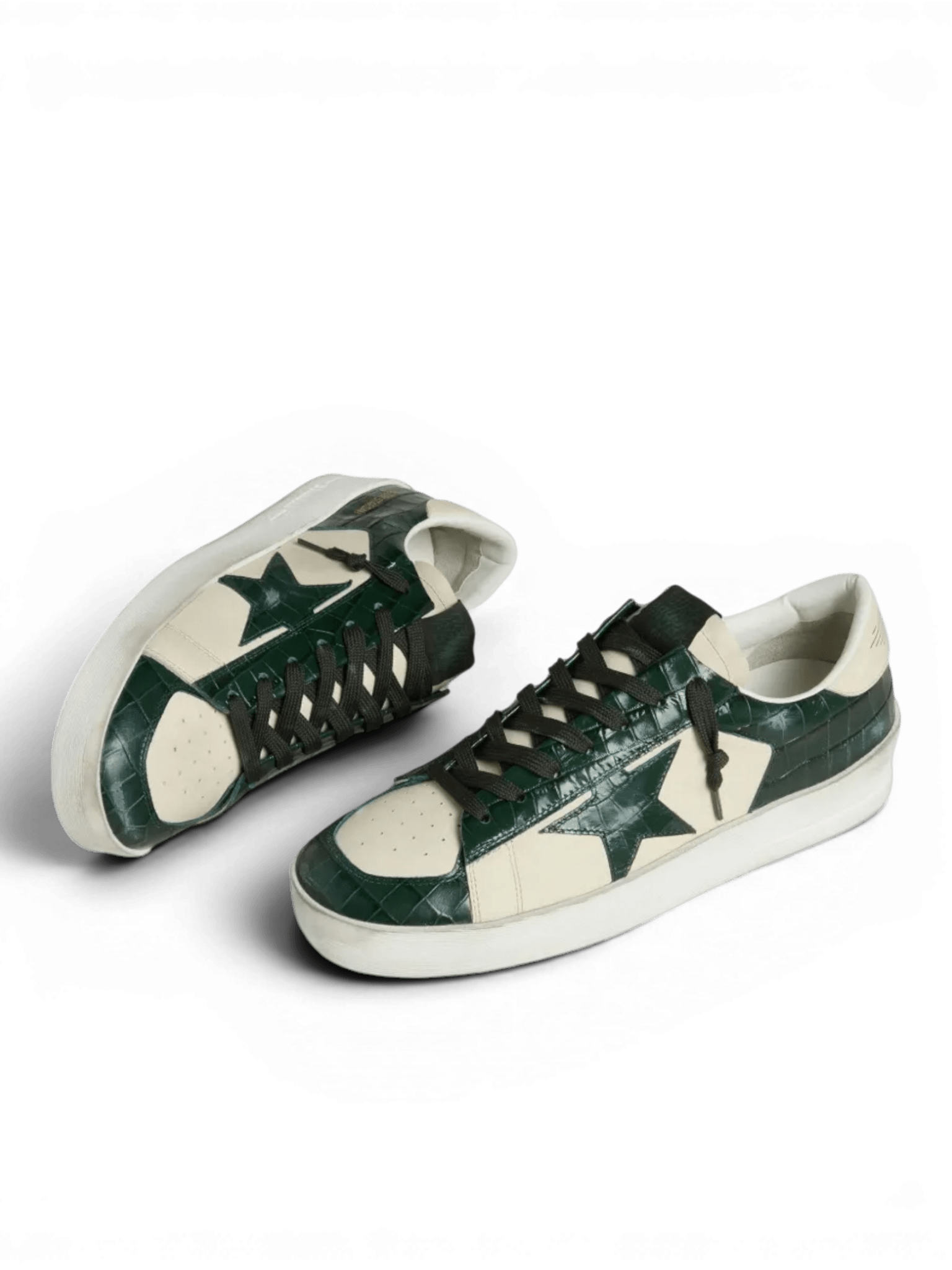 Golden Goose Stardan Sneakers Green White