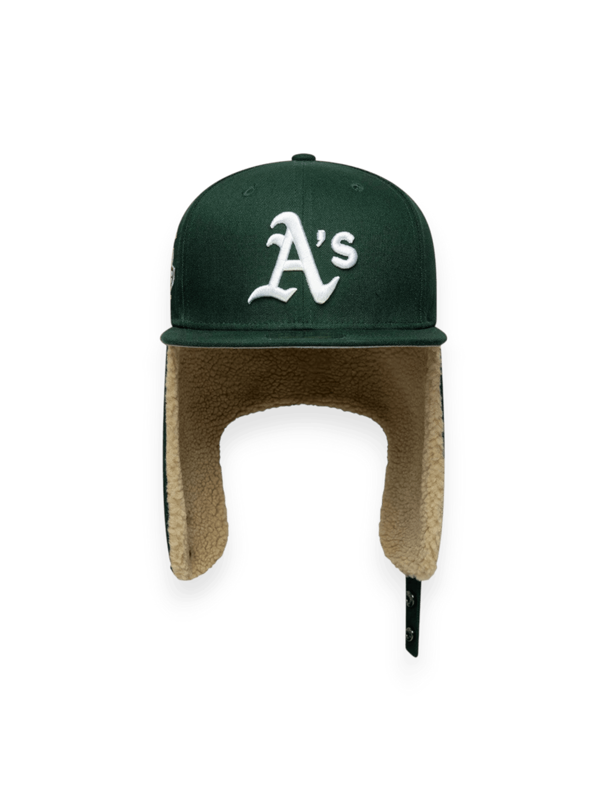New Era Cap 59FIFTY Fitted Dogear Athletics MLB World Series Dark Green