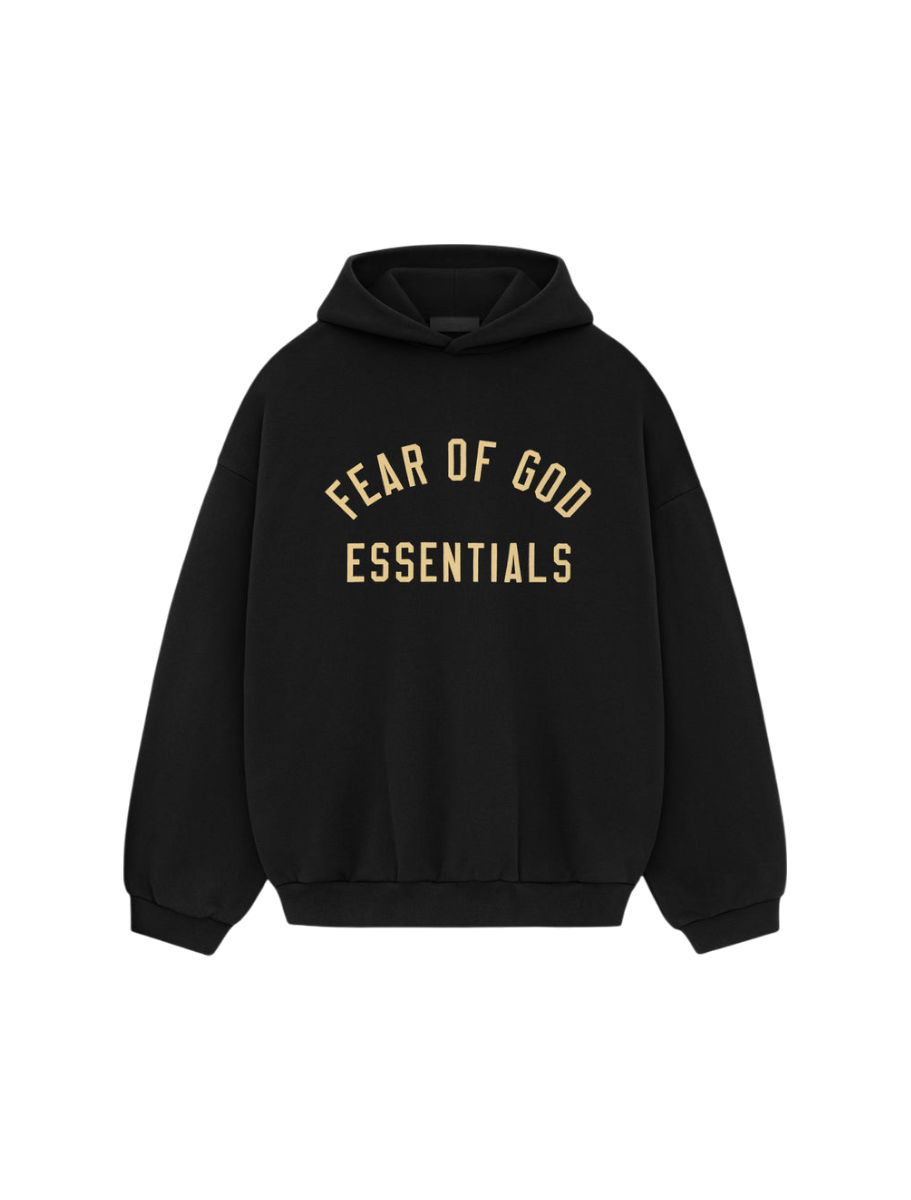 Fear of God Essentials Fleece Hoodie Black