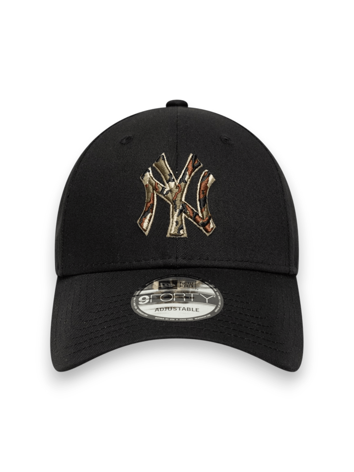 New Era 9FORTY New York Yankees MLB Outline Camo Black