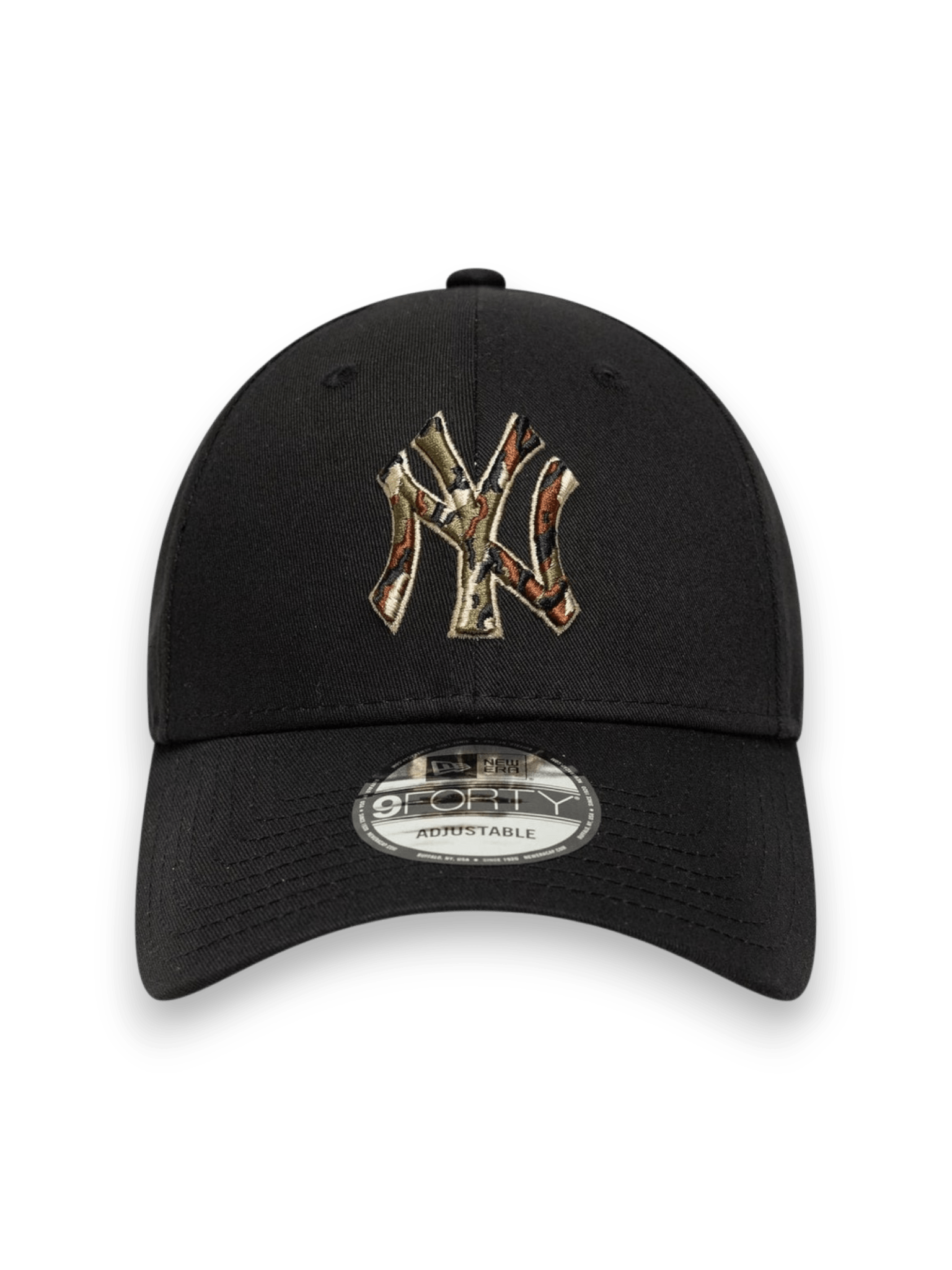 New Era 9FORTY New York Yankees MLB Outline Camo Black