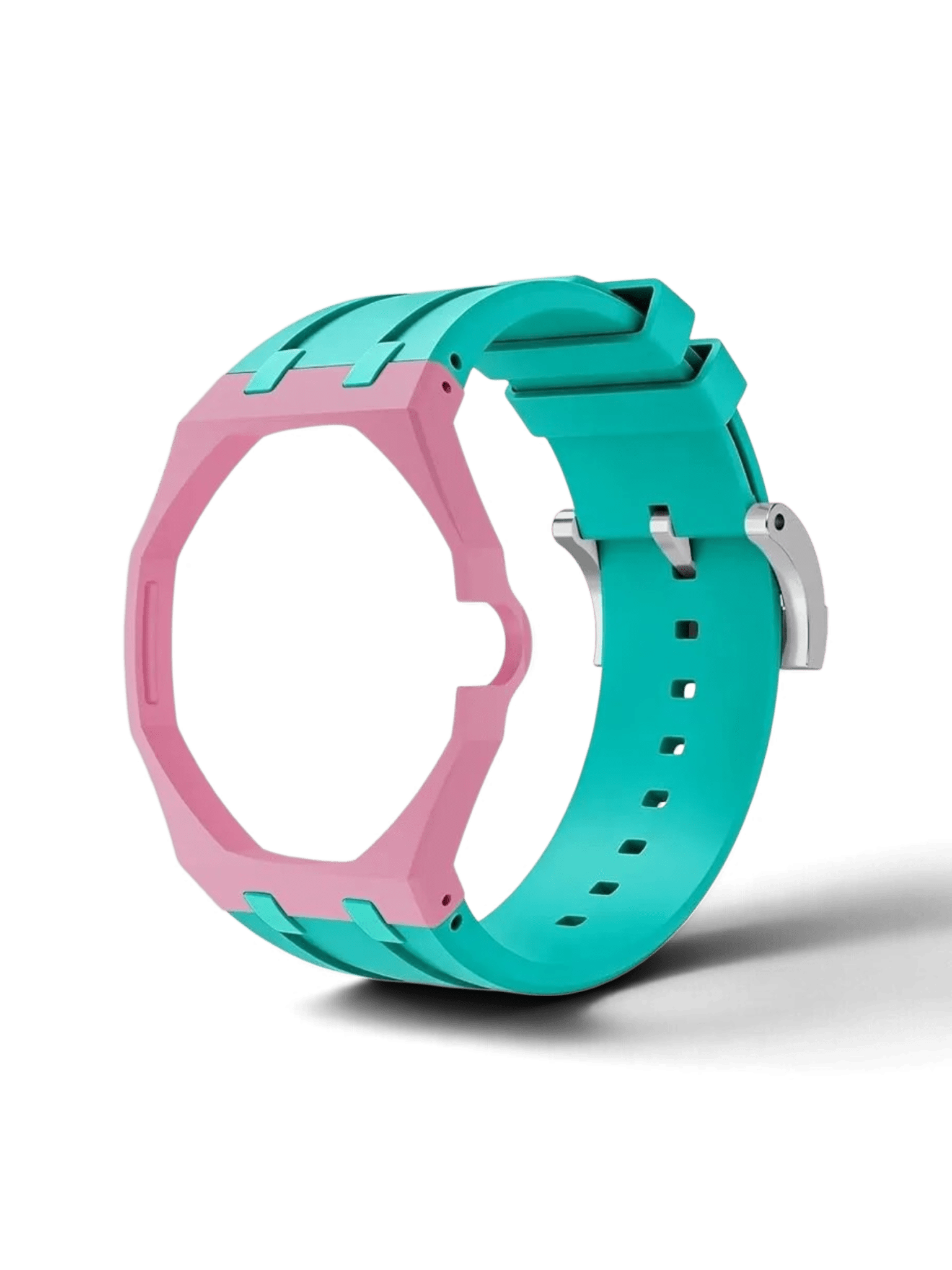 Ap Swatch Royal Pop Bioceramic And Silicone Strap Pink/Green