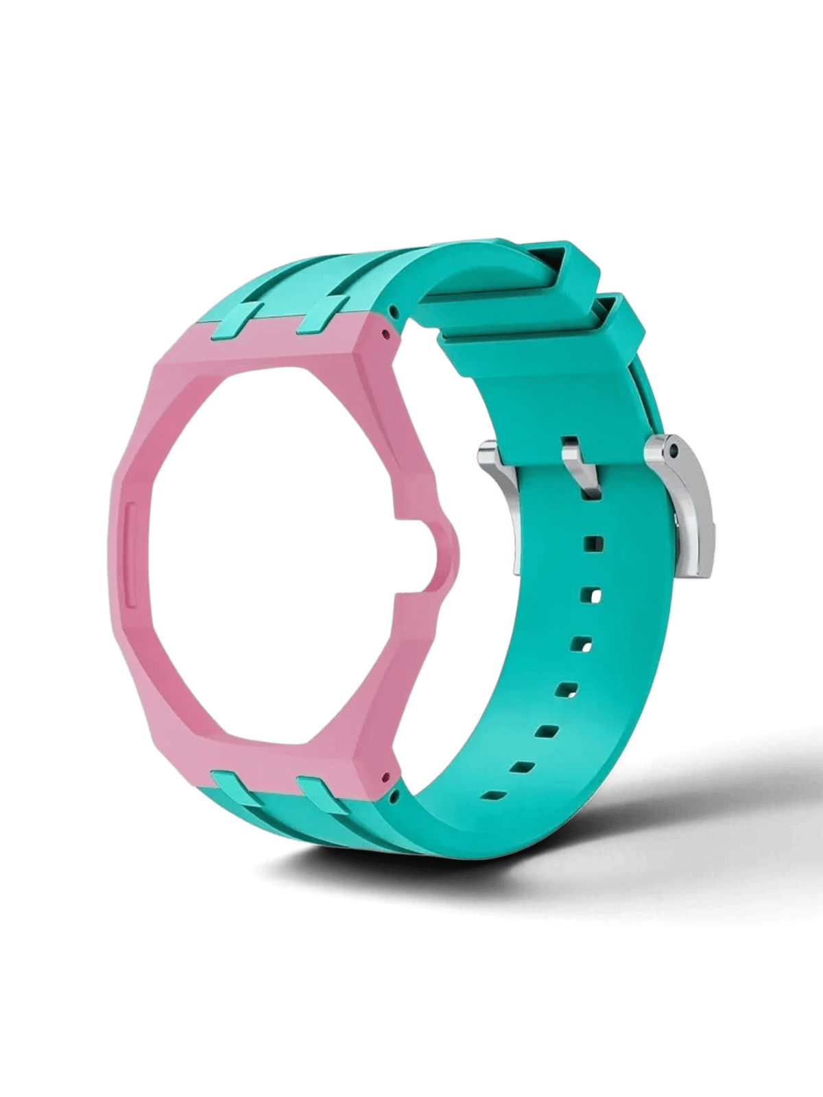 Ap Swatch Royal Pop Bioceramic And Silicone Strap Pink/Green