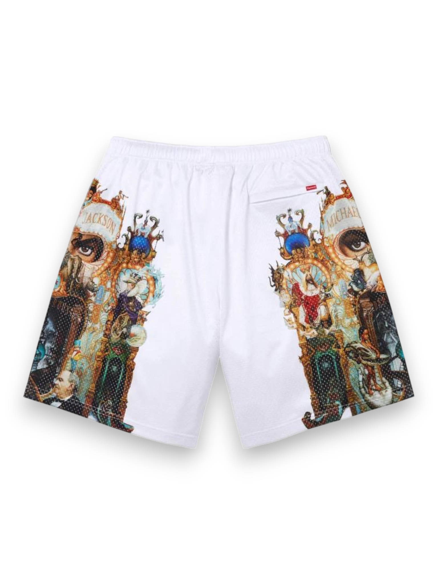 Supreme Michael Jackson Dangerous Mesh Short White
