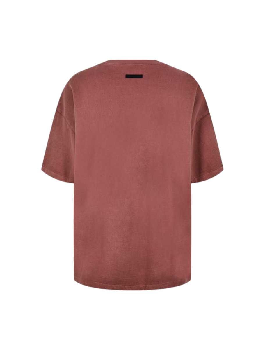 Fear of God Essentials Heavy Crewneck Tee Crimson