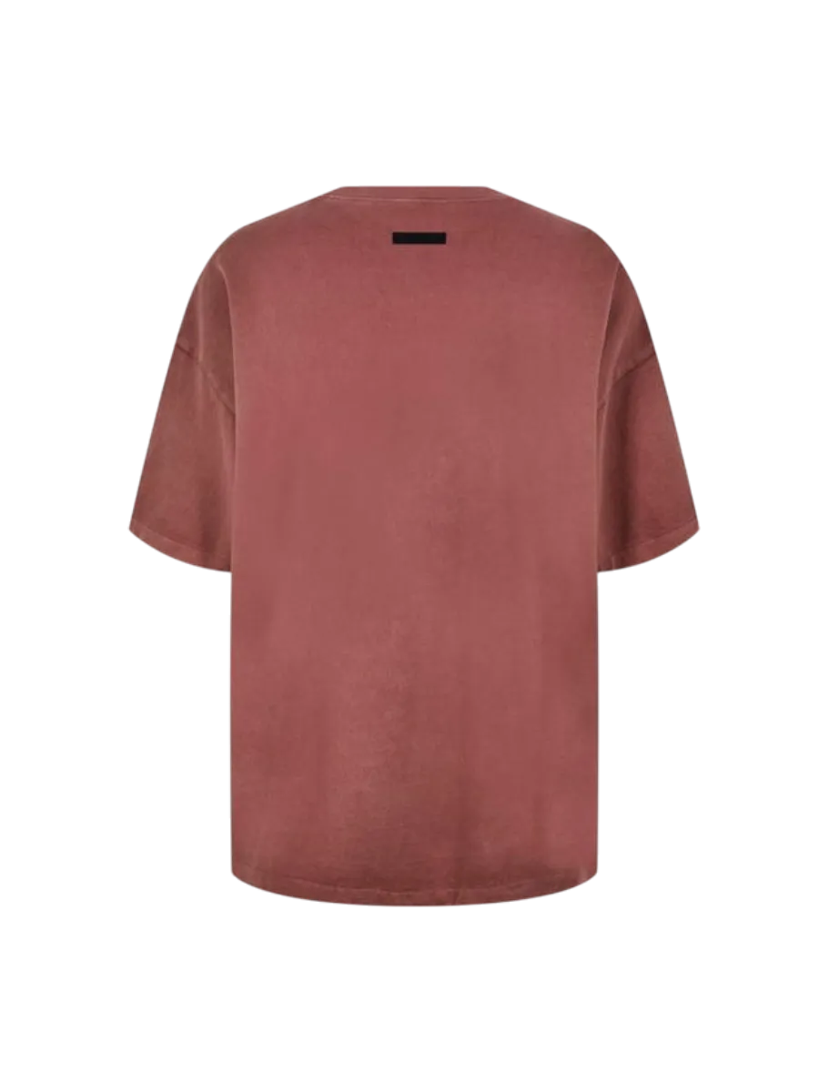 Fear of God Essentials Heavy Crewneck Tee Crimson