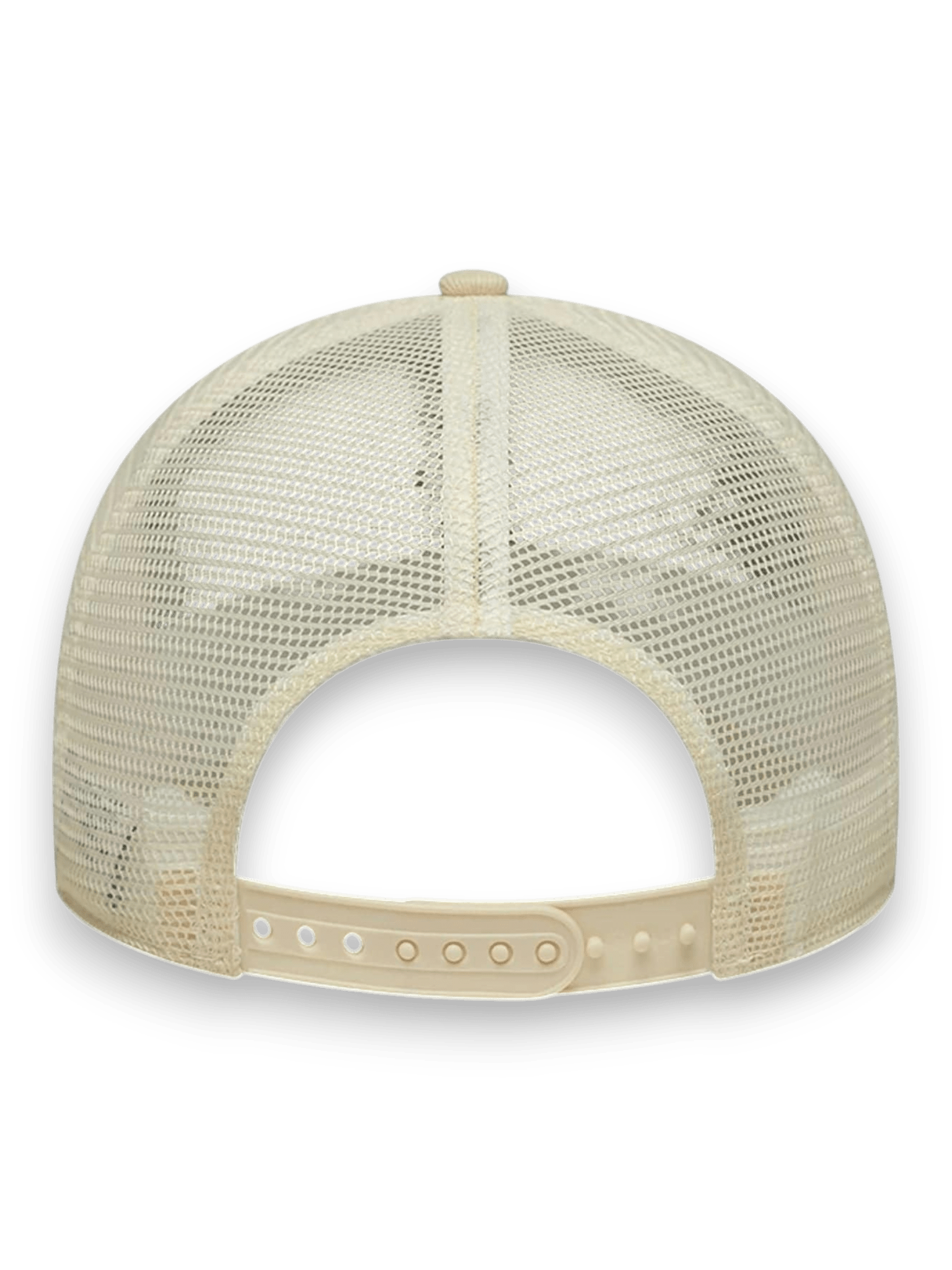 New Era Cap 9FORTY A-Frame Trucker New Era Leather Patch Beige