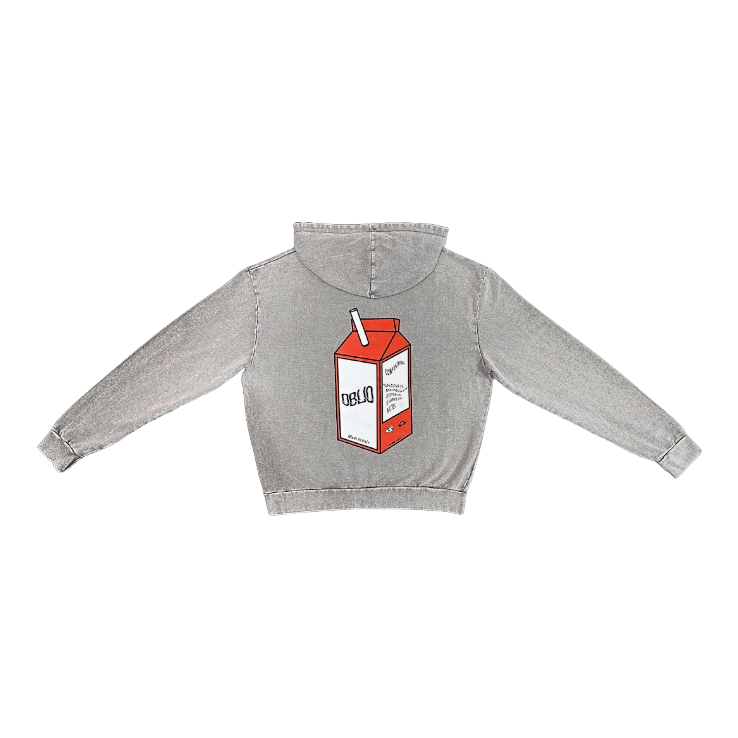 Juice Hoodie Anthracyte Stone-Washed