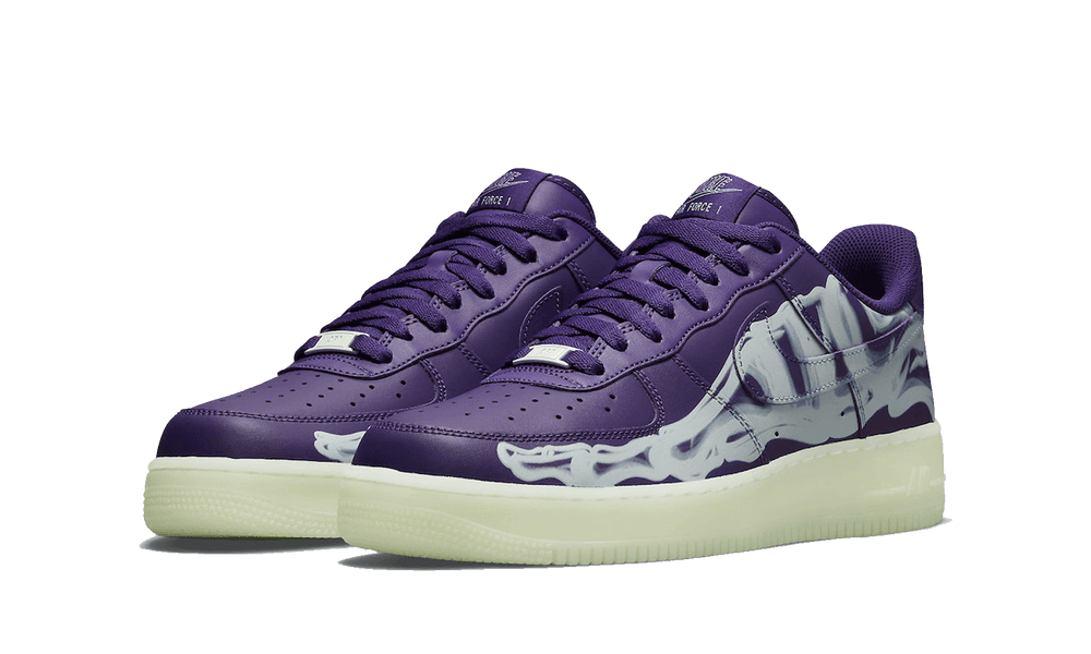 Nike Air Force 1 Low '07 QS Purple Skeleton Halloween (2021)