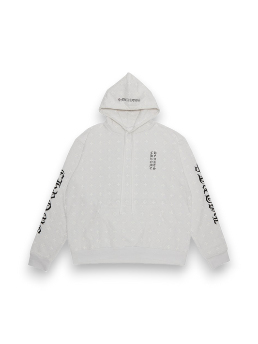 Chrome Hearts Plus Cross Monogram Horseshoe Hoodie 'White'