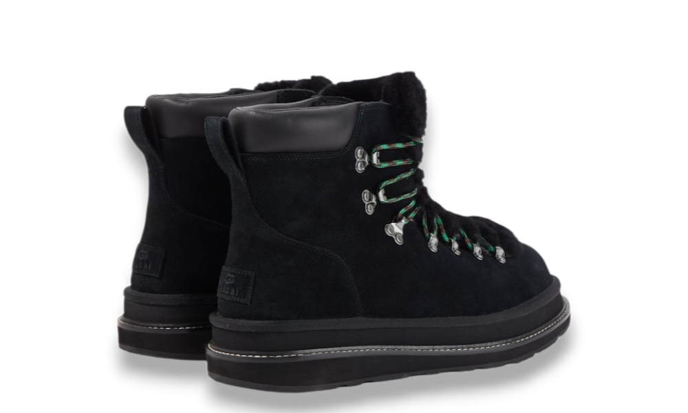 UGG x Sacai Hiker Boot Black
